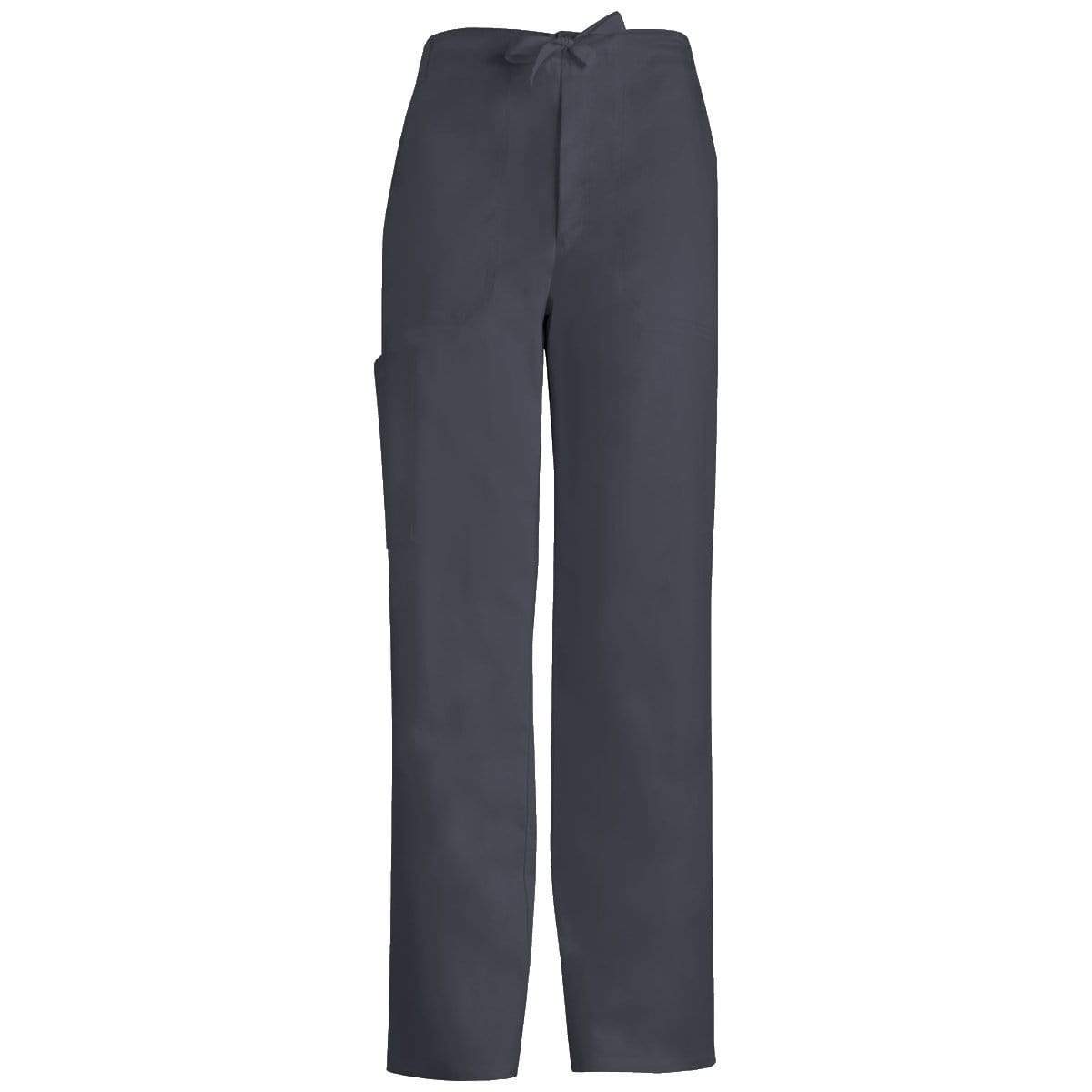 Cherokee Scrubs Pants 2XL / Regular Length Cherokee Luxe 1022 Scrubs Pants Mens Fly Front Drawstring Pewter