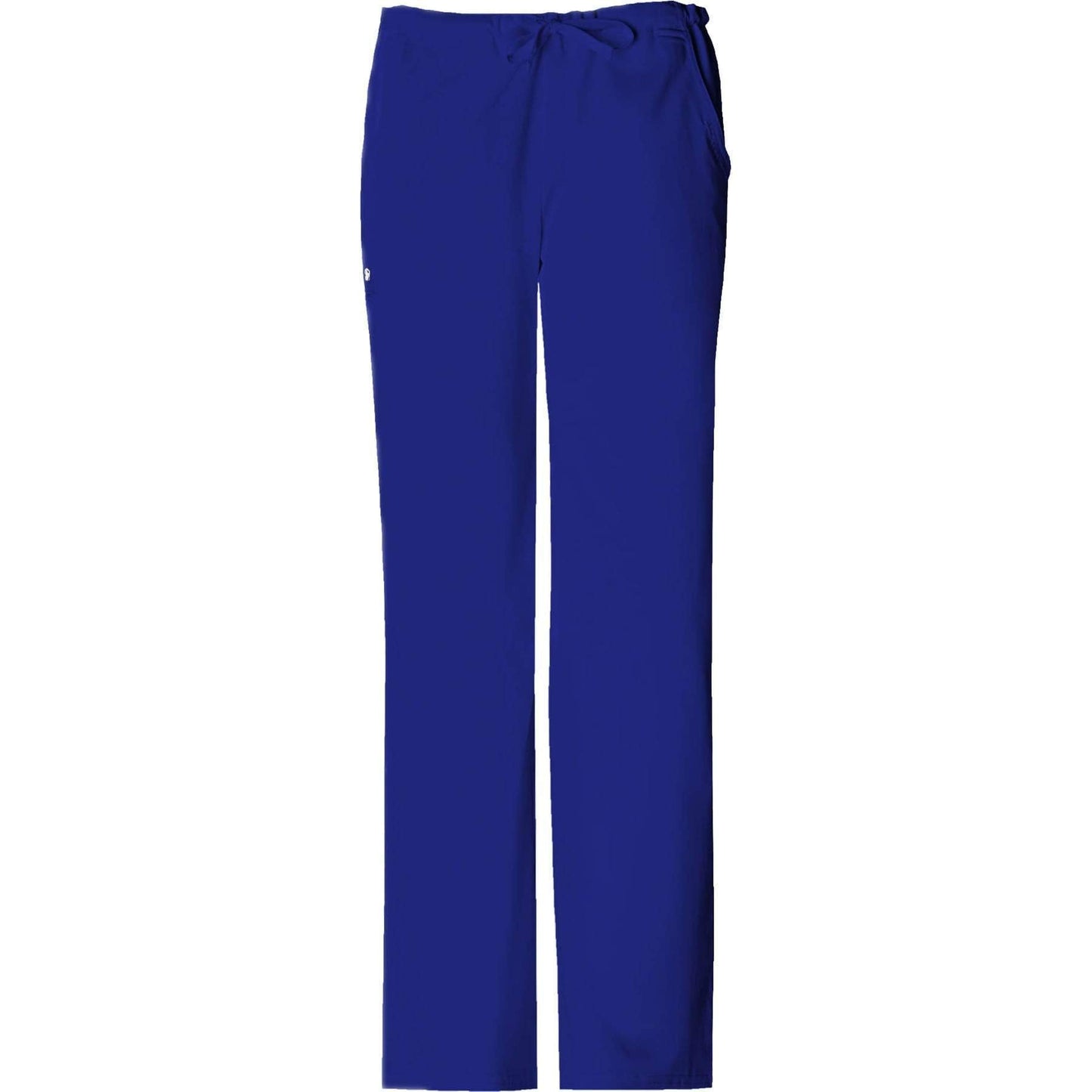 Cherokee Scrubs Pants 2XL / Regular Length Cherokee Luxe 1066 Scrubs Pants Womens Low Rise Straight Leg Drawstring Galaxy Blue
