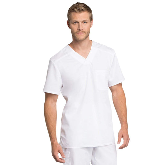 Cherokee Revolution Tech Mens WW755AB Scrubs Top Men White