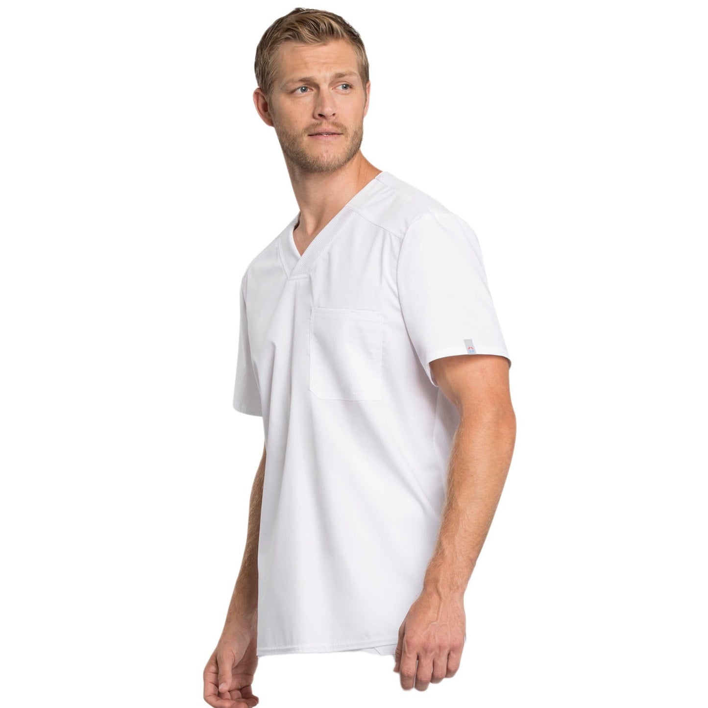Cherokee Revolution Tech Mens WW755AB Scrubs Top Men White