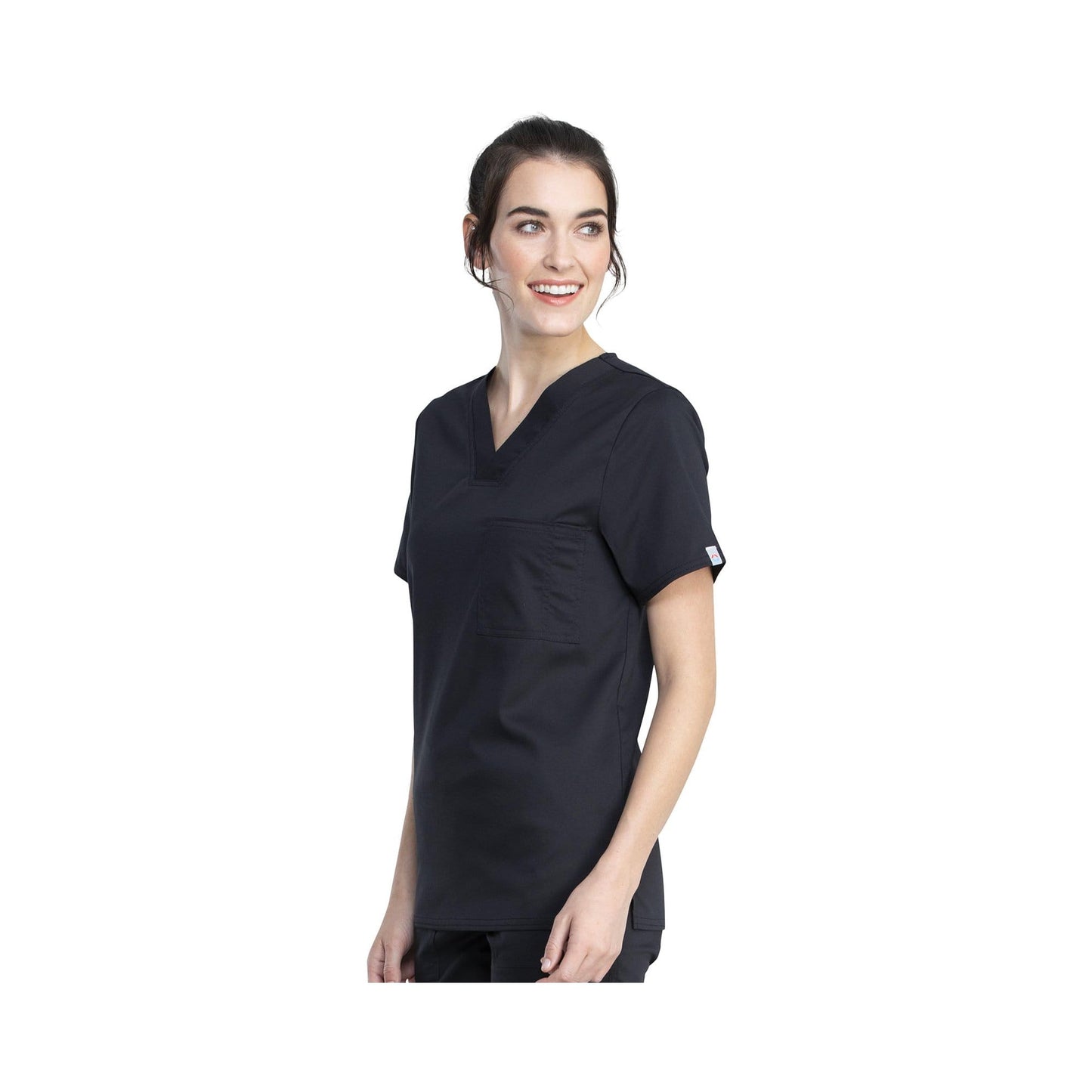 Cherokee Revolution Tech Unisex WW742AB Scrubs Top Unisex Black