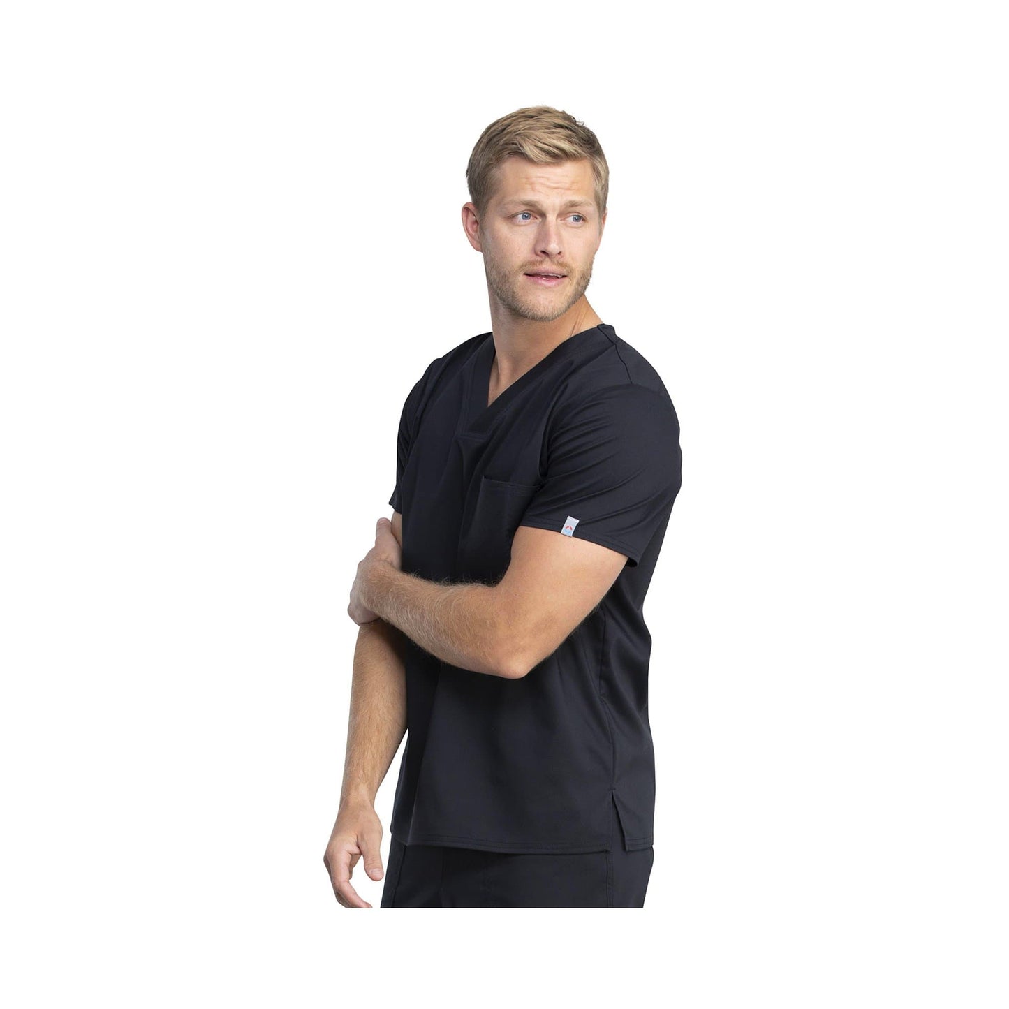 Cherokee Revolution Tech Unisex WW742AB Scrubs Top Unisex Black