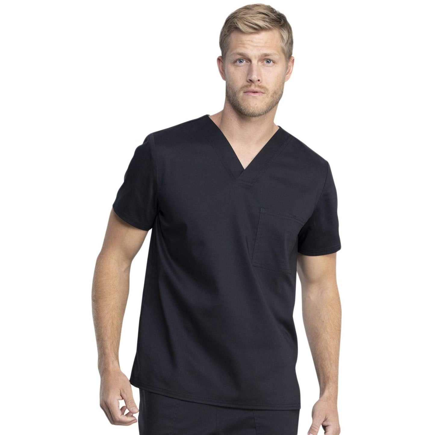 Cherokee Revolution Tech Unisex WW742AB Scrubs Top Unisex Black