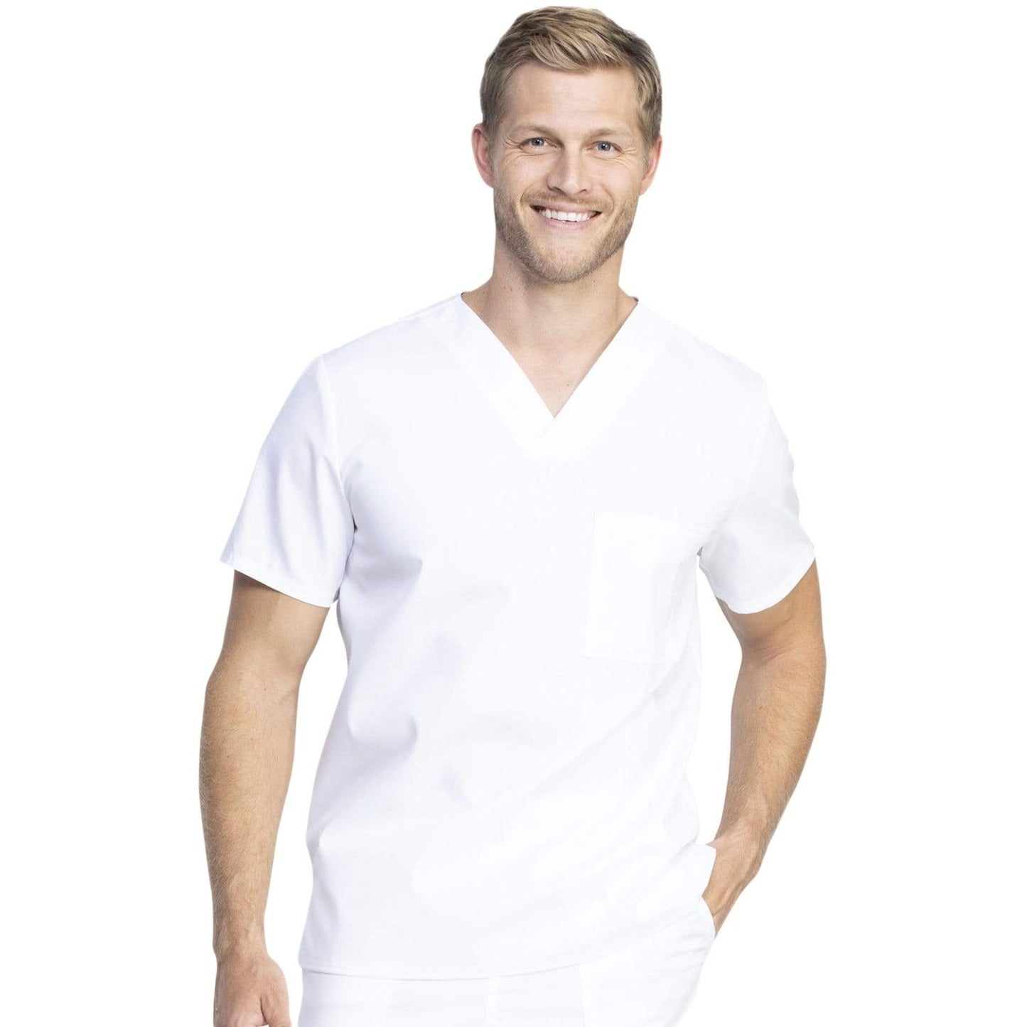 Cherokee Revolution Tech WW742AB Scrubs Top Unisex White