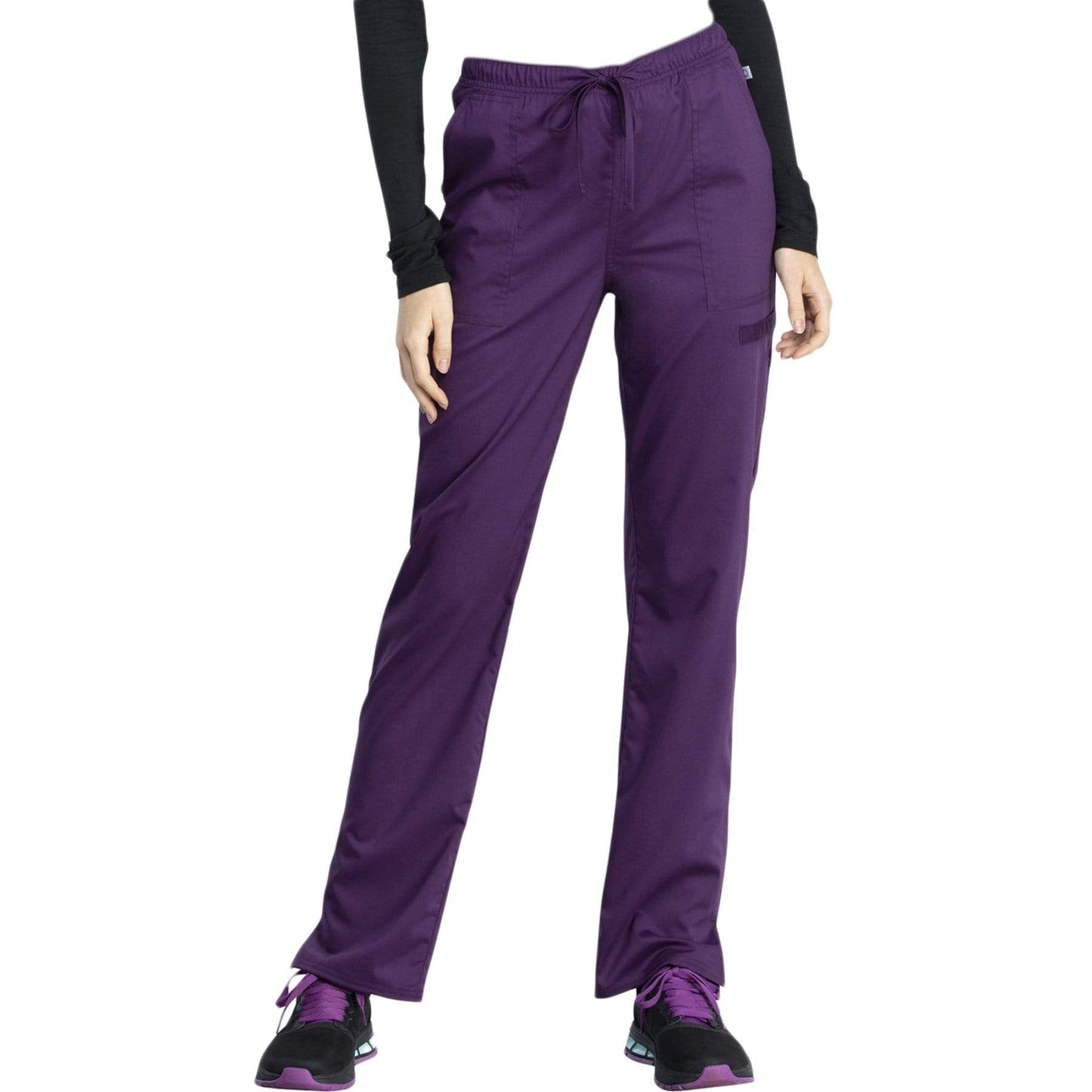 Cherokee Revolution Tech WW041AB Scrubs Pant Women Eggplant