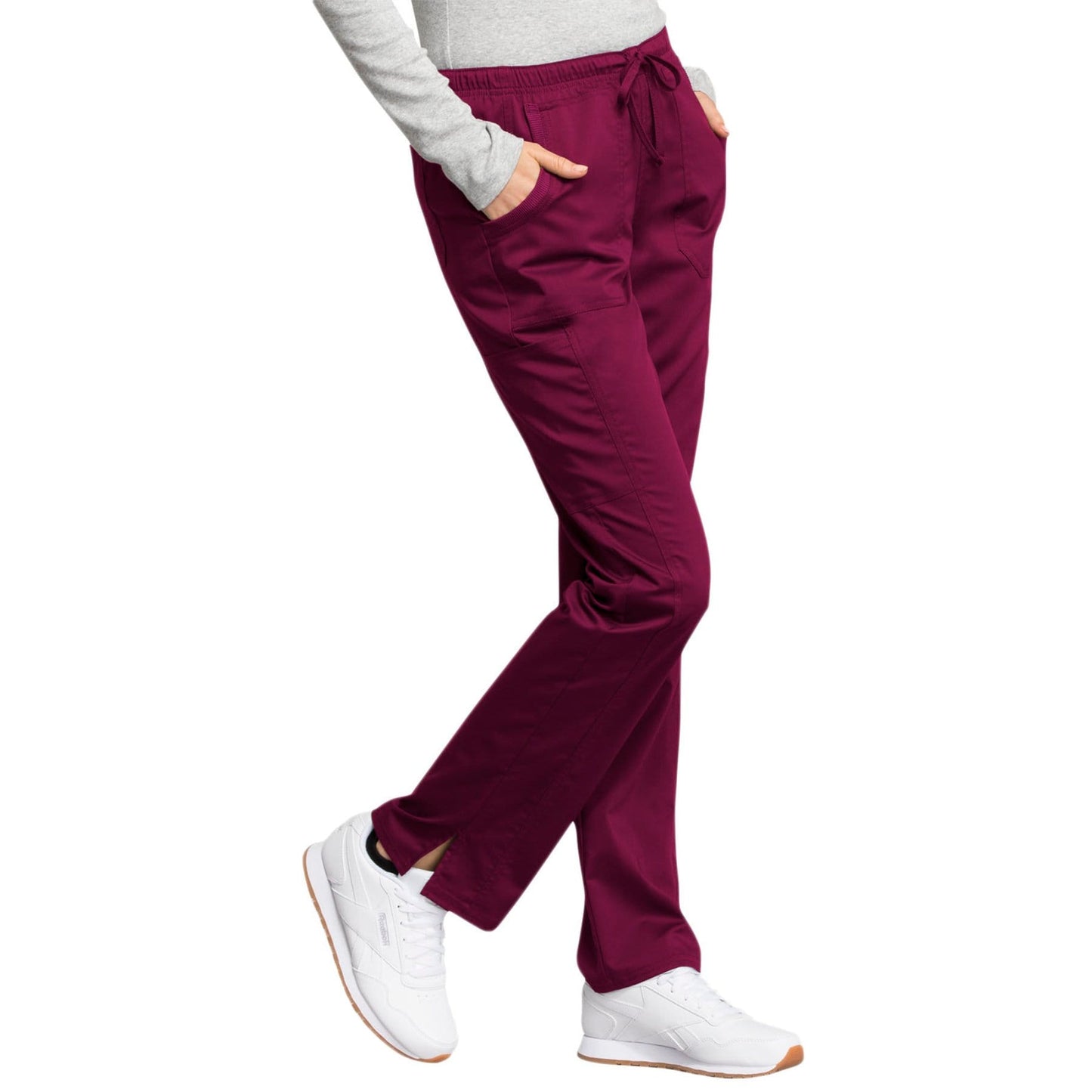 Cherokee Revolution Tech WW235AB Scrubs Pant Women Wine