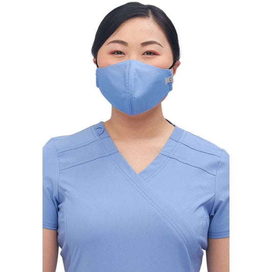 Cherokee Reusable Masks M/L Cherokee Revolution Tech WW560AB Scrubs Reusable Face Mask Unisex Ciel Blue