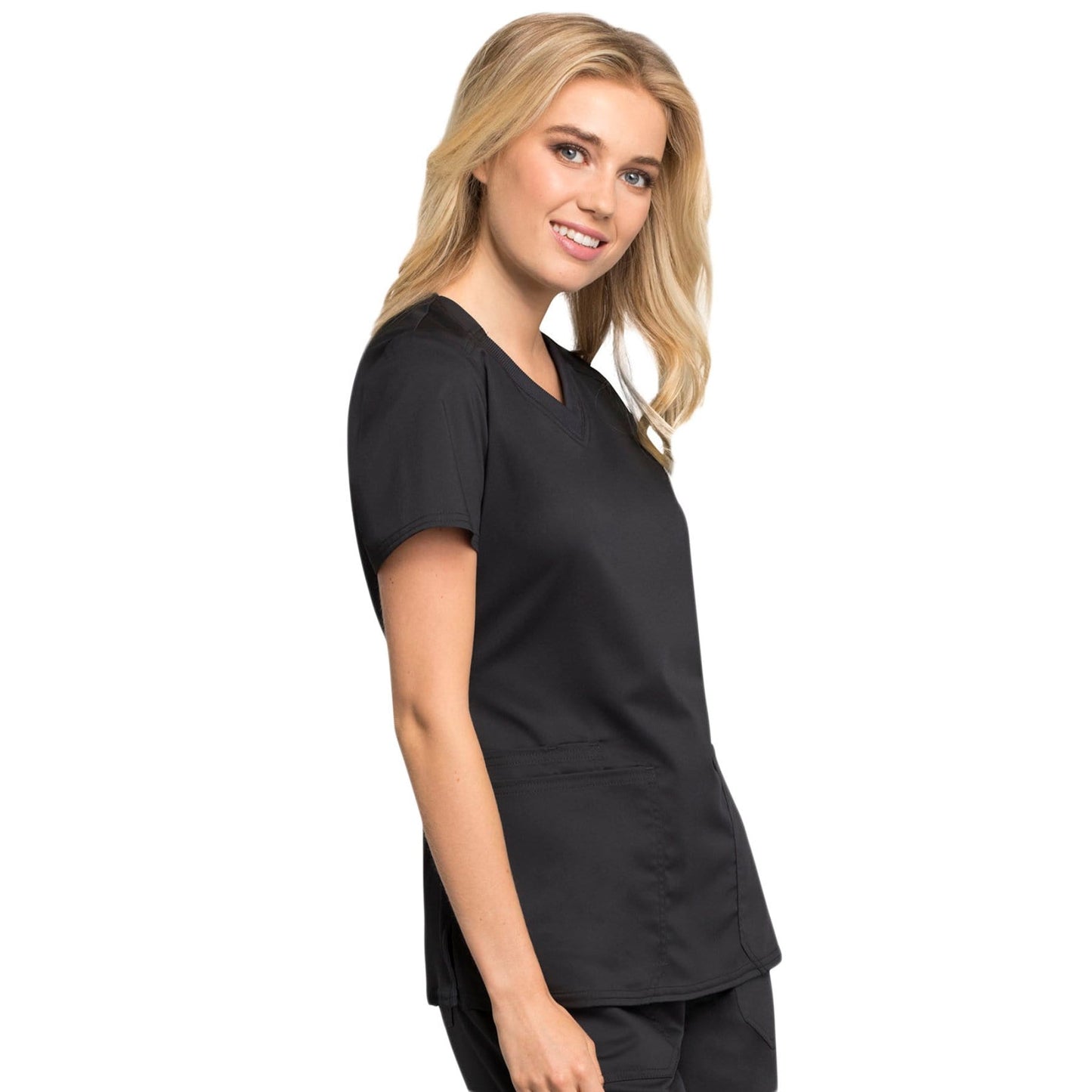 Cherokee Revolution Tech WW770AB Scrubs Top Women Black