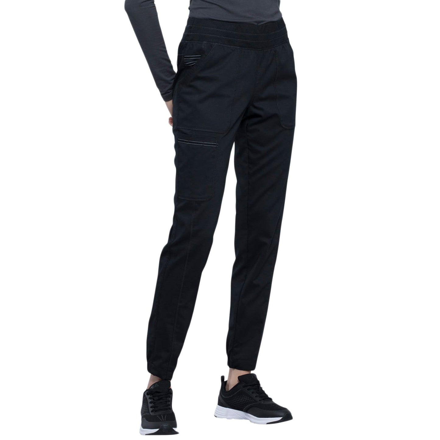 Cherokee Revolution WW011 Jogger Scrubs Pant Women Black