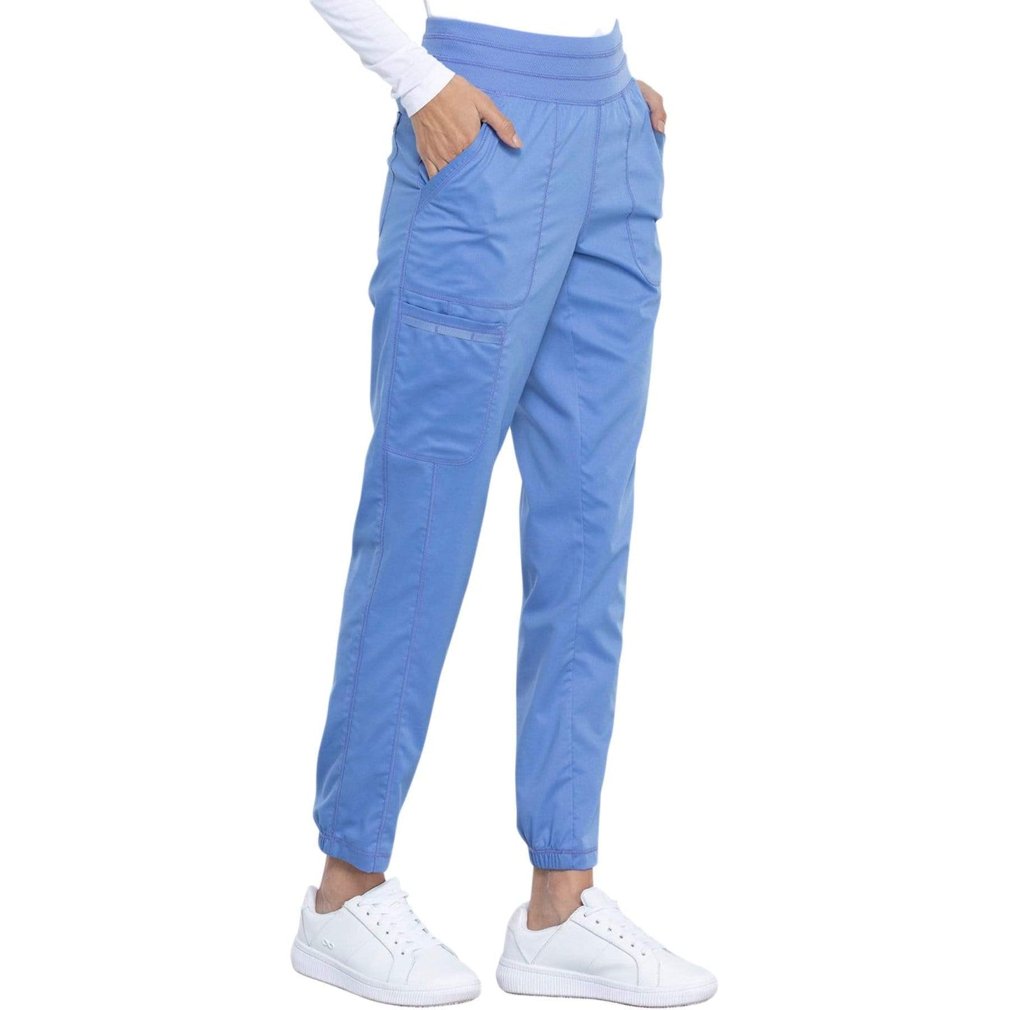 Cherokee Revolution WW011 Jogger Scrubs Pant Women Ciel Blue