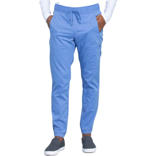 Cherokee Revolution WW012 Jogger Scrubs Pant Men Ciel Blue