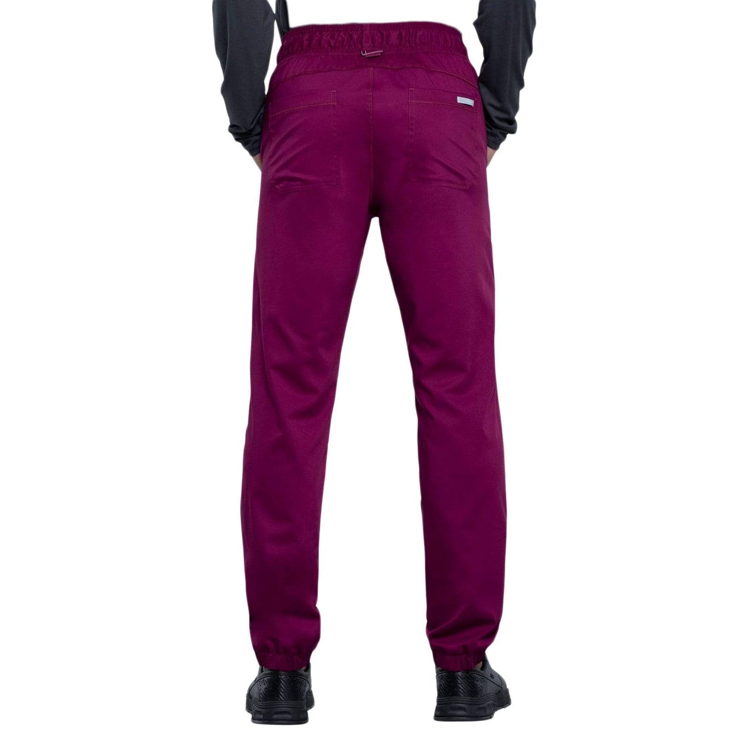 Cherokee Revolution WW012 Jogger Scrubs Pant Men Wine