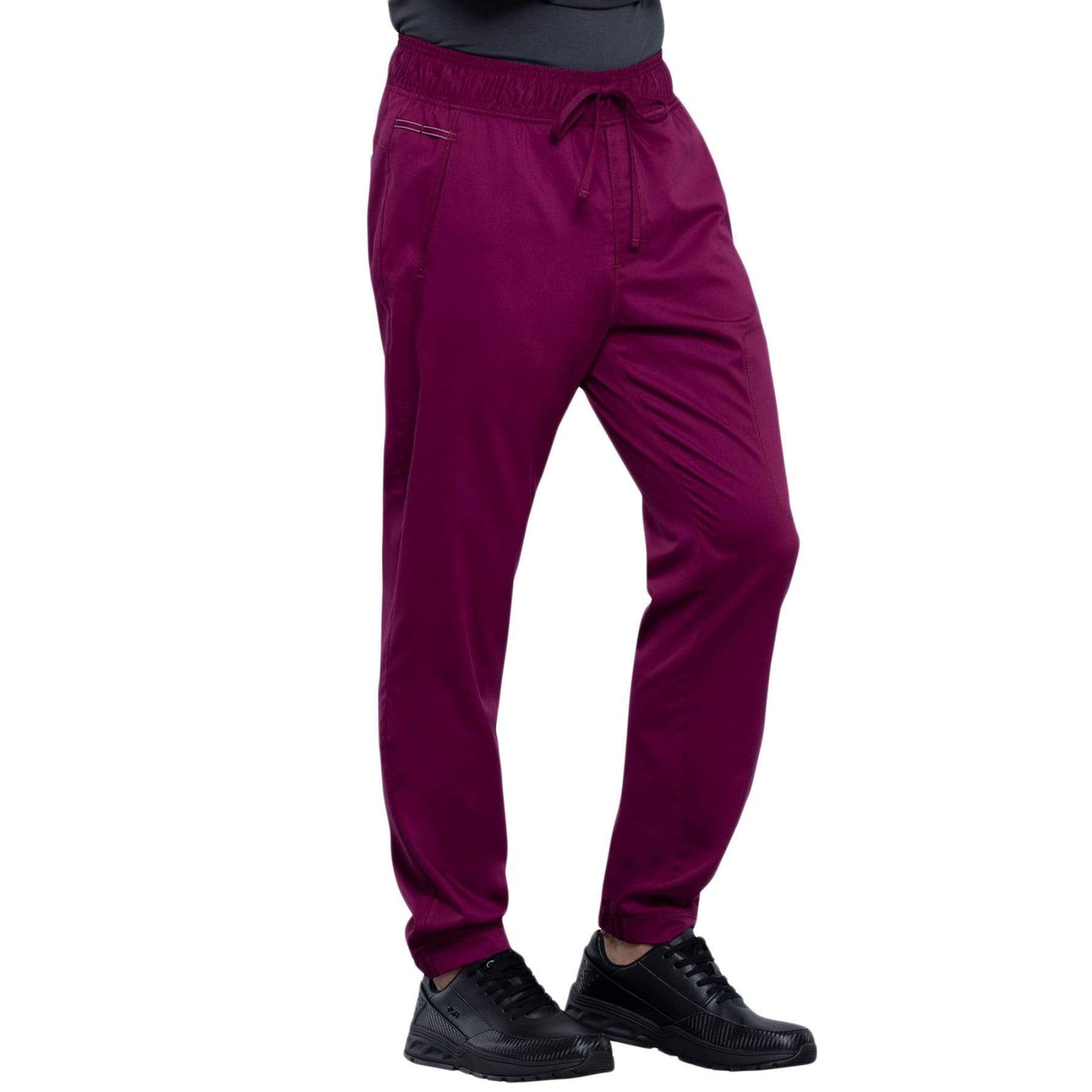 Cherokee Revolution WW012 Jogger Scrubs Pant Men Wine