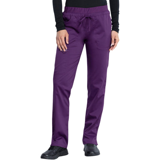 Cherokee Revolution WW105 Scrubs Pant Women Eggplant