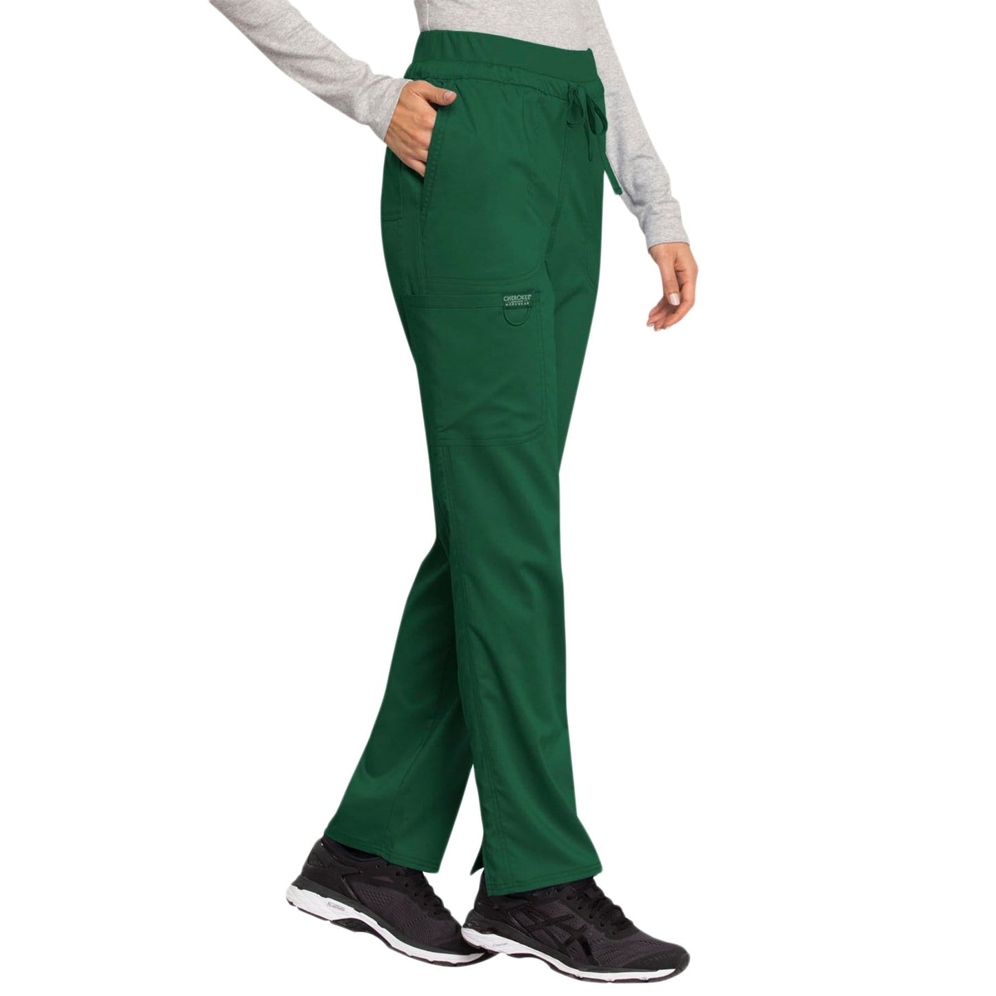 Cherokee Revolution WW105 Scrubs Pant Women Hunter Green