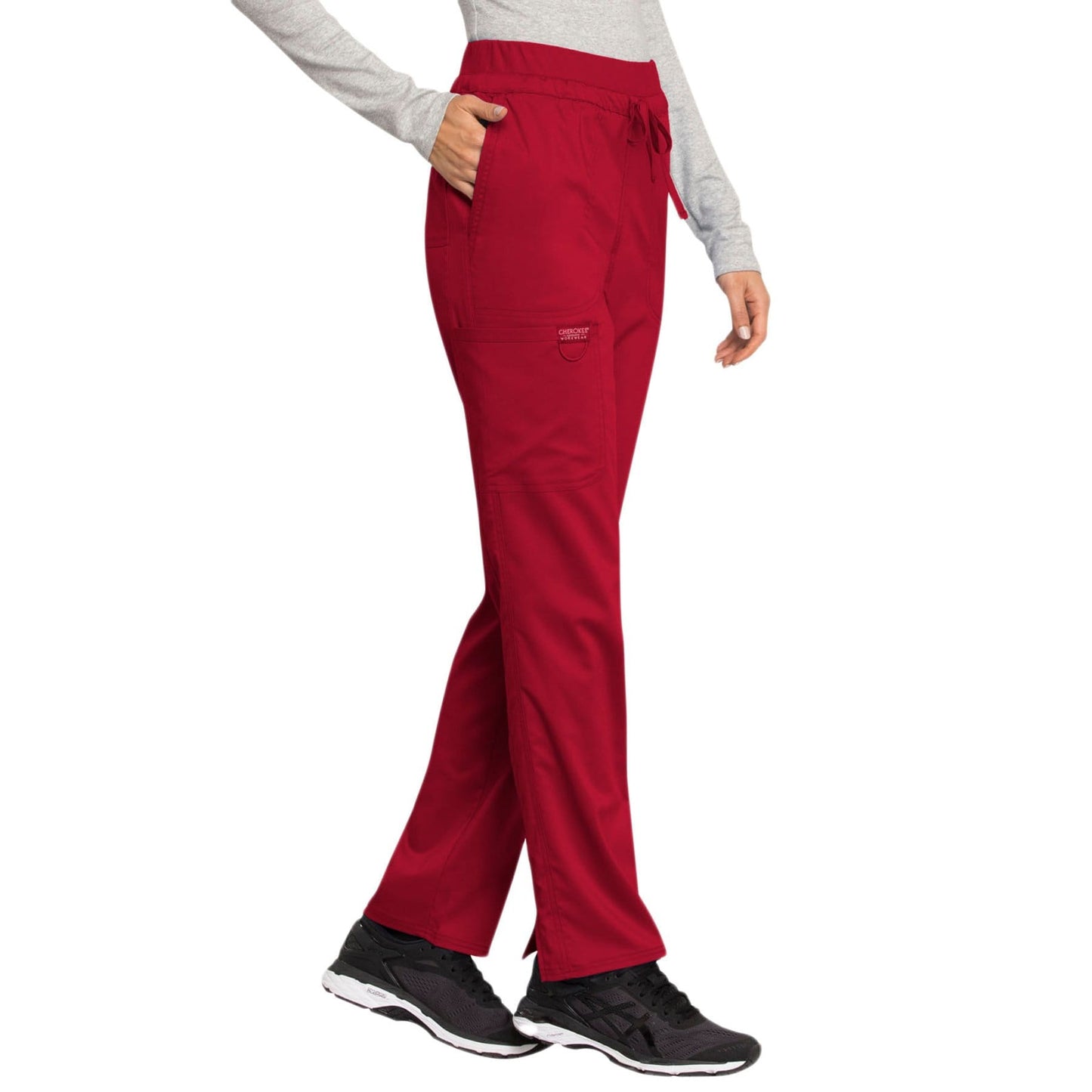 Cherokee Scrubs Pants Cherokee Revolution WW105 Scrubs Pant Women Red