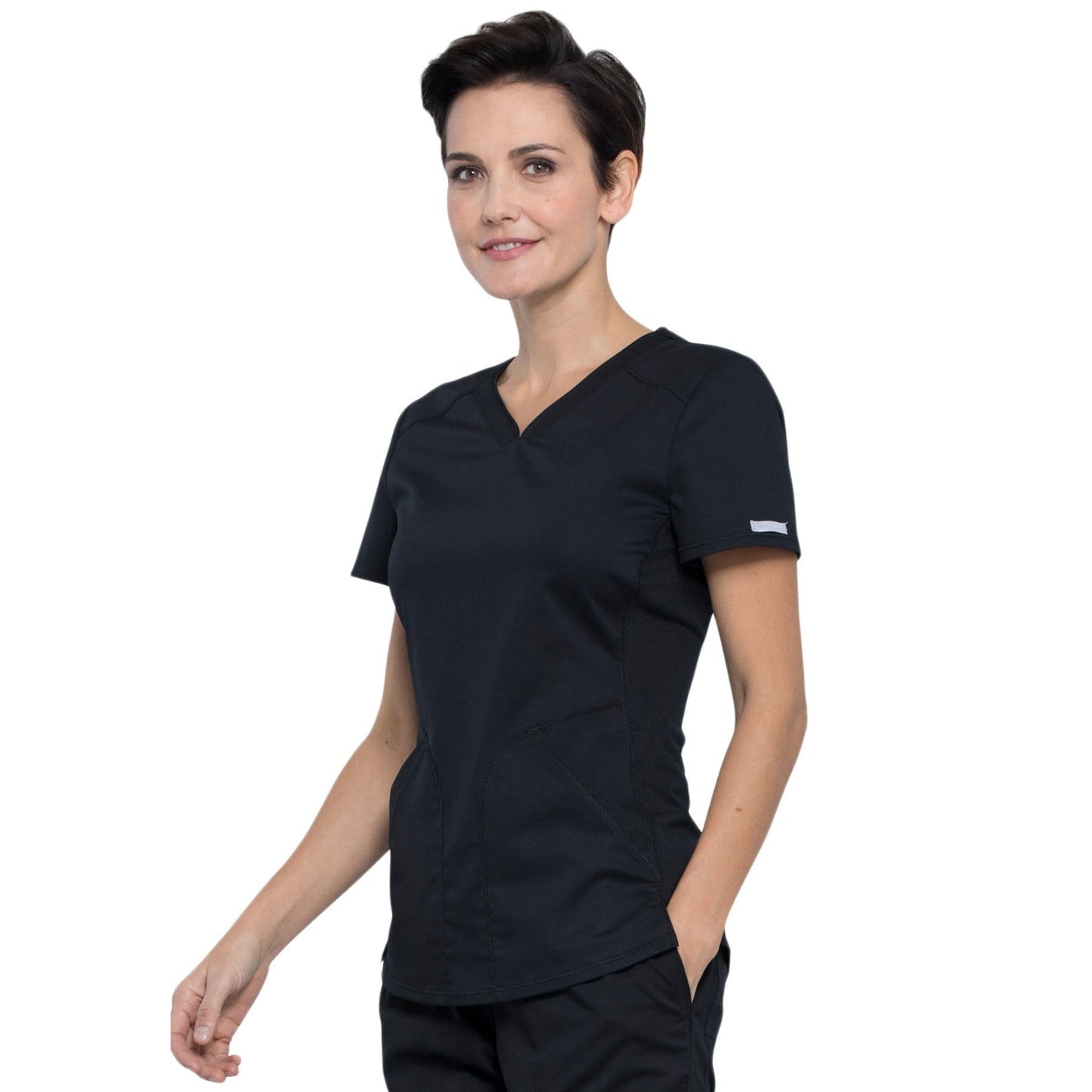 Cherokee Revolution WW601 Scrubs Top Women Black