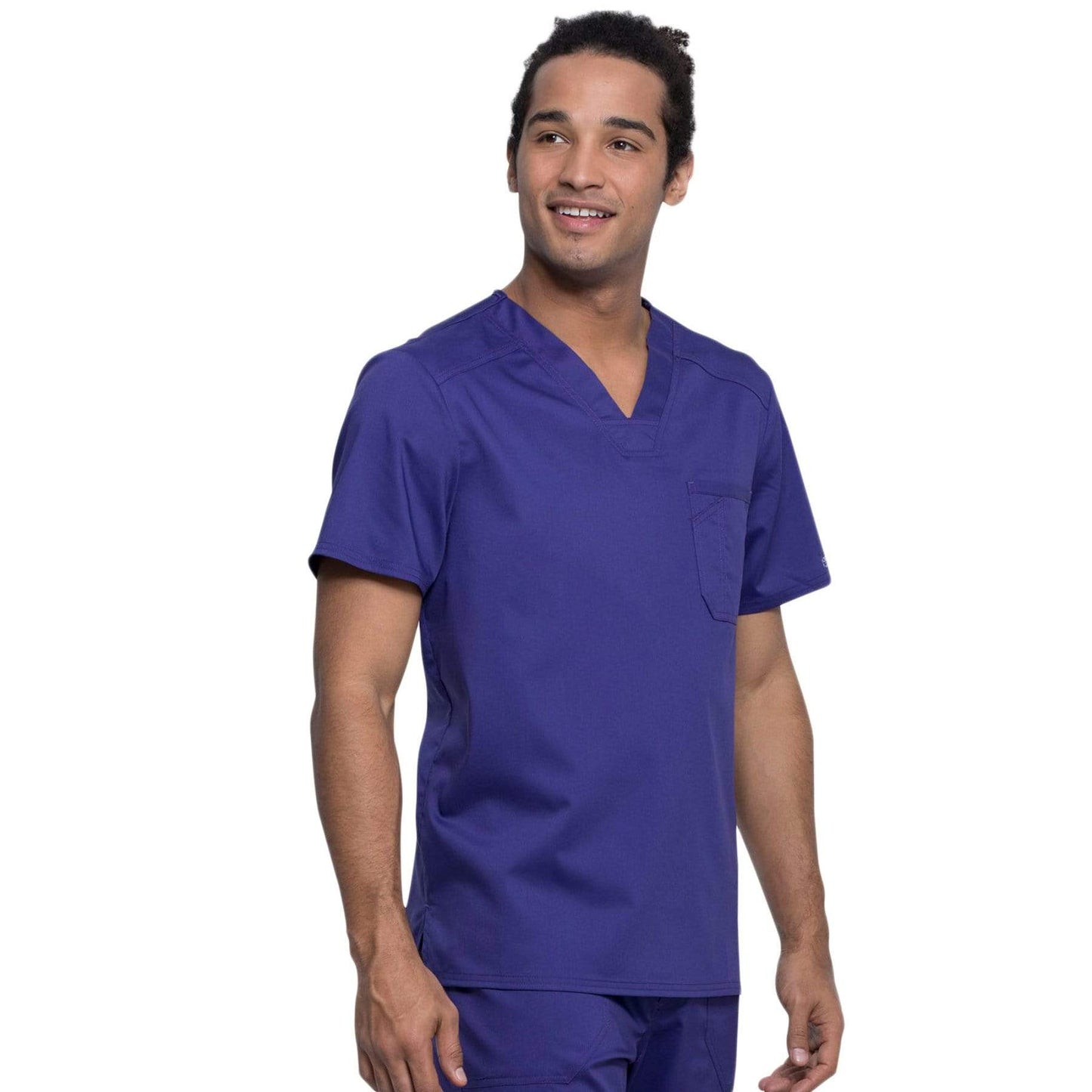 Cherokee Revolution WW690 Scrubs Top Men Grape