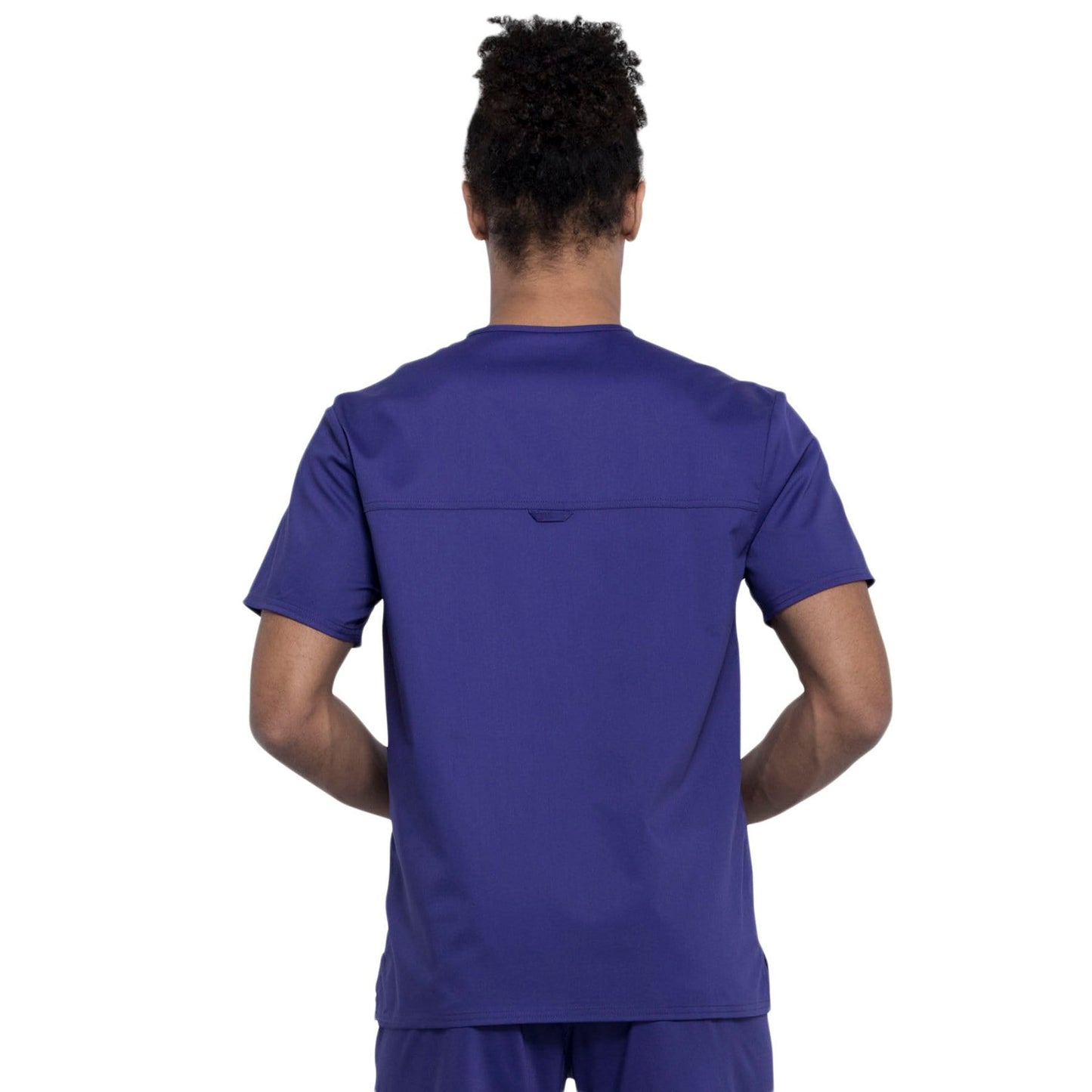 Cherokee Revolution WW690 Scrubs Top Men Grape