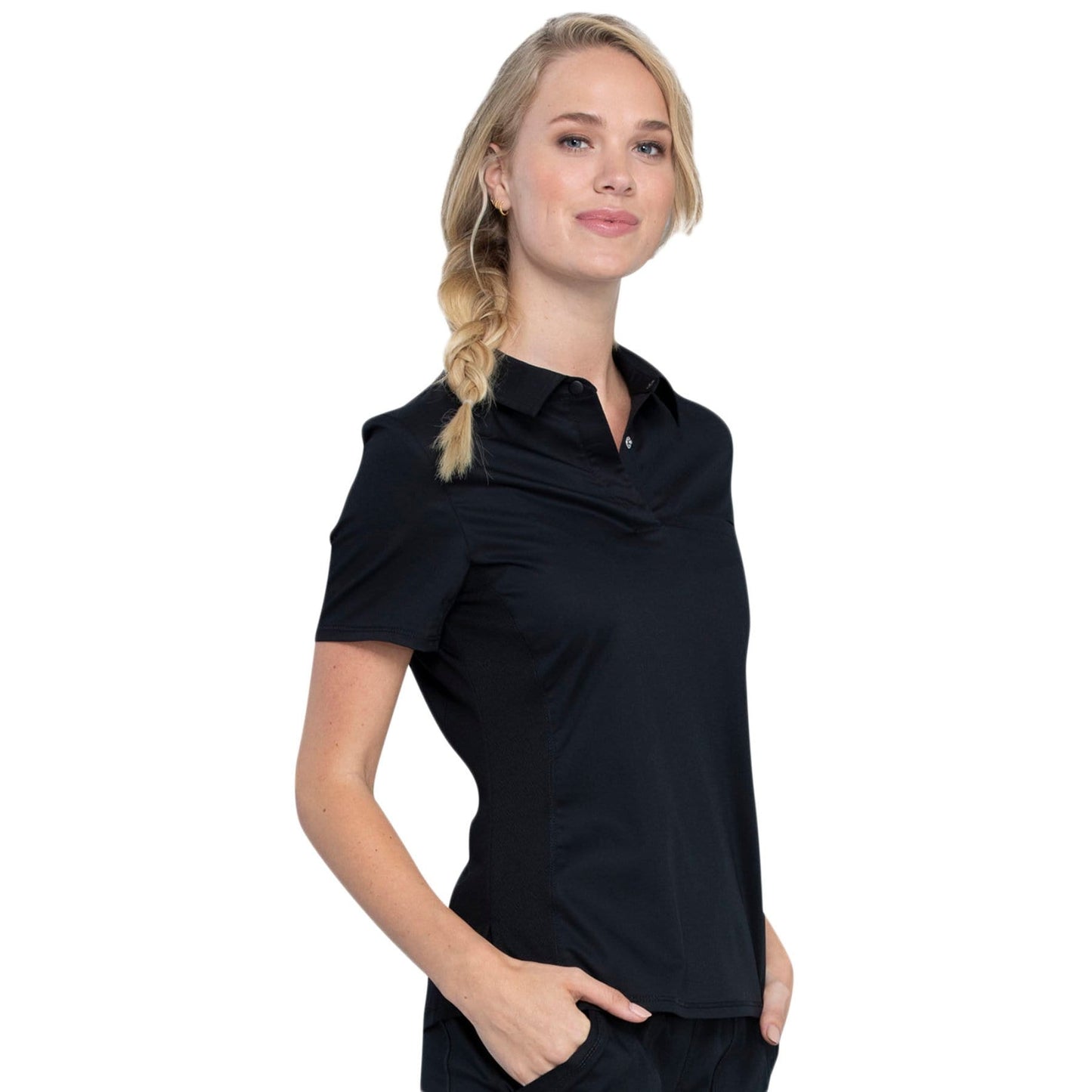 Cherokee Revolution WW698 Scrubs Top Women Black