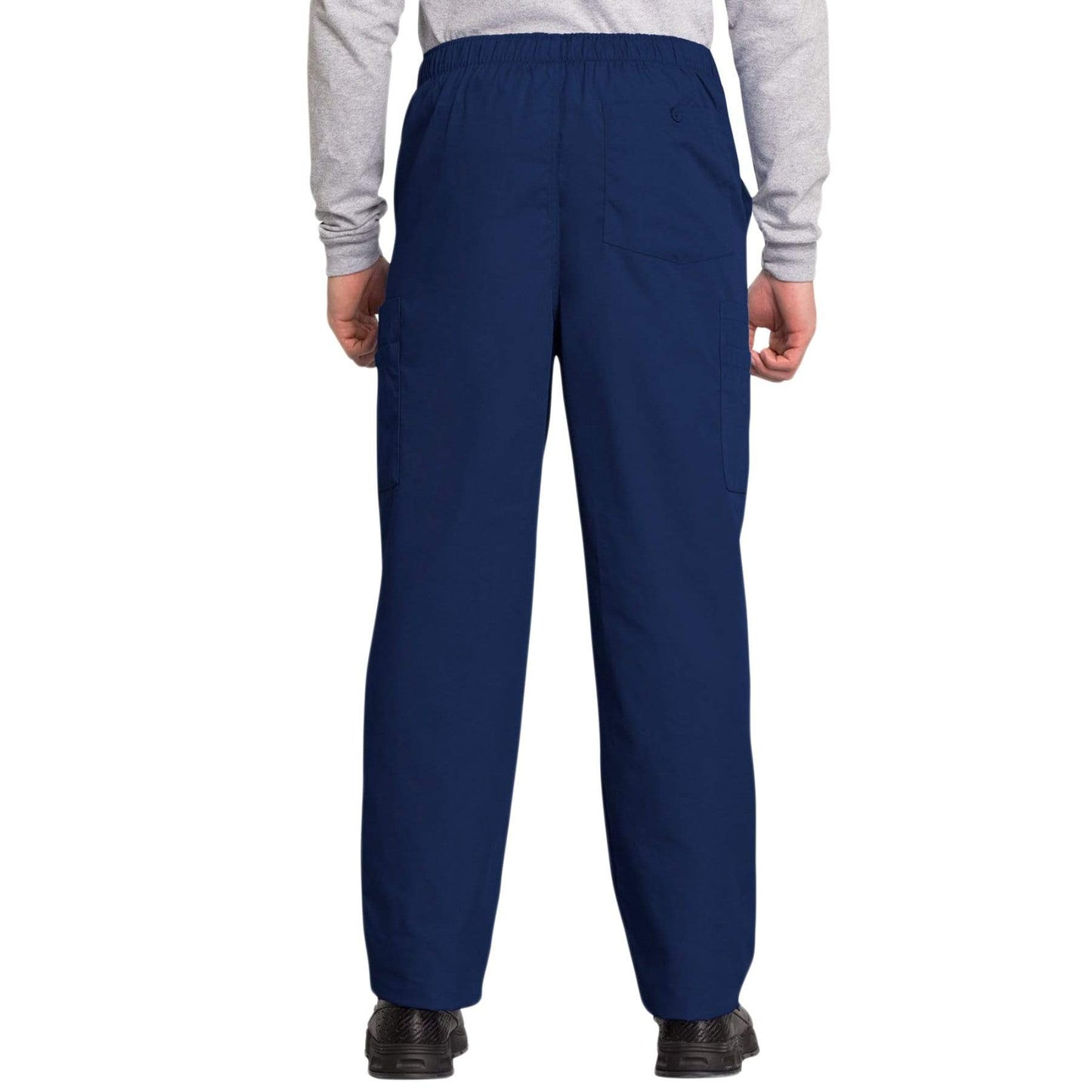 Cherokee Scrubs Pants Cherokee Workwear 4000 Scrubs Pants Mens Drawstring Cargo Navy