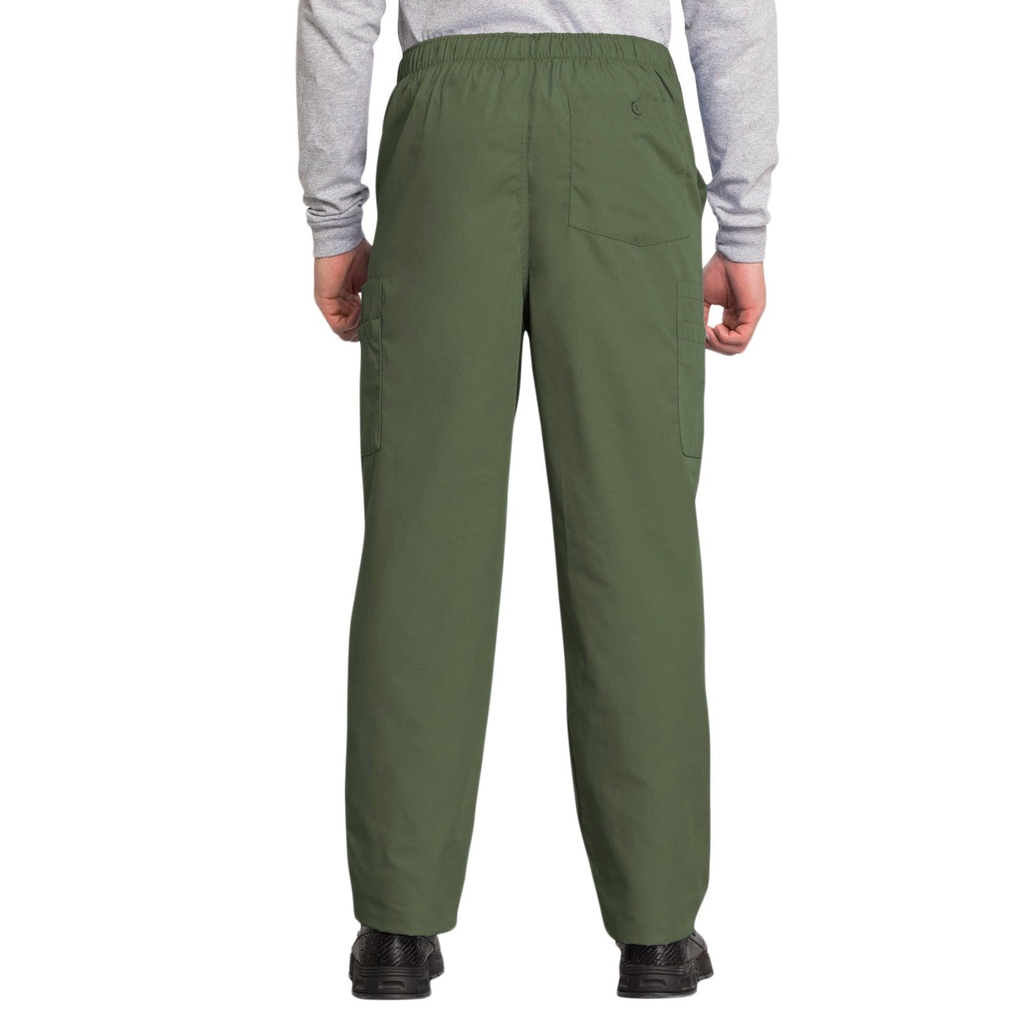 Cherokee Scrubs Pants Cherokee Workwear 4000 Scrubs Pants Mens Drawstring Cargo Olive