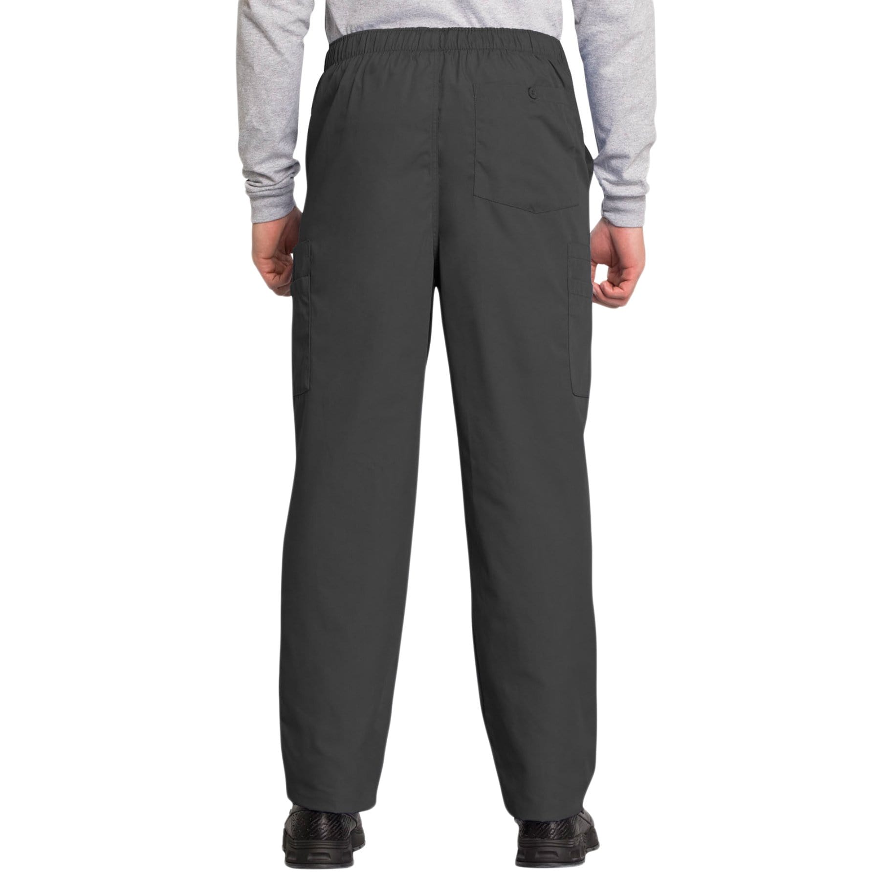 Cherokee Scrubs Pants Cherokee Workwear 4000 Scrubs Pants Mens Drawstring Cargo Pewter