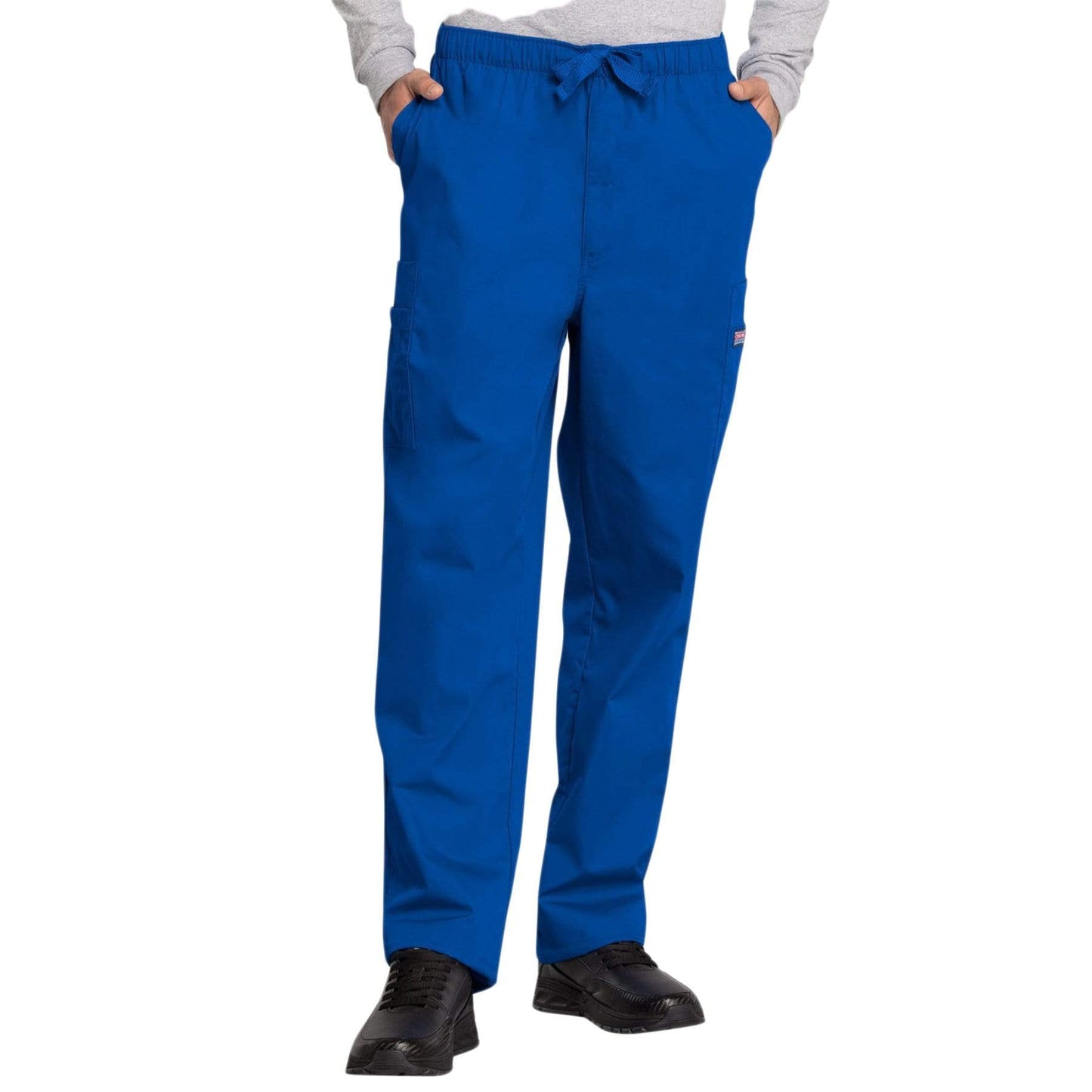 Cherokee Scrubs Pants Cherokee Workwear 4000 Scrubs Pants Mens Drawstring Cargo Royal