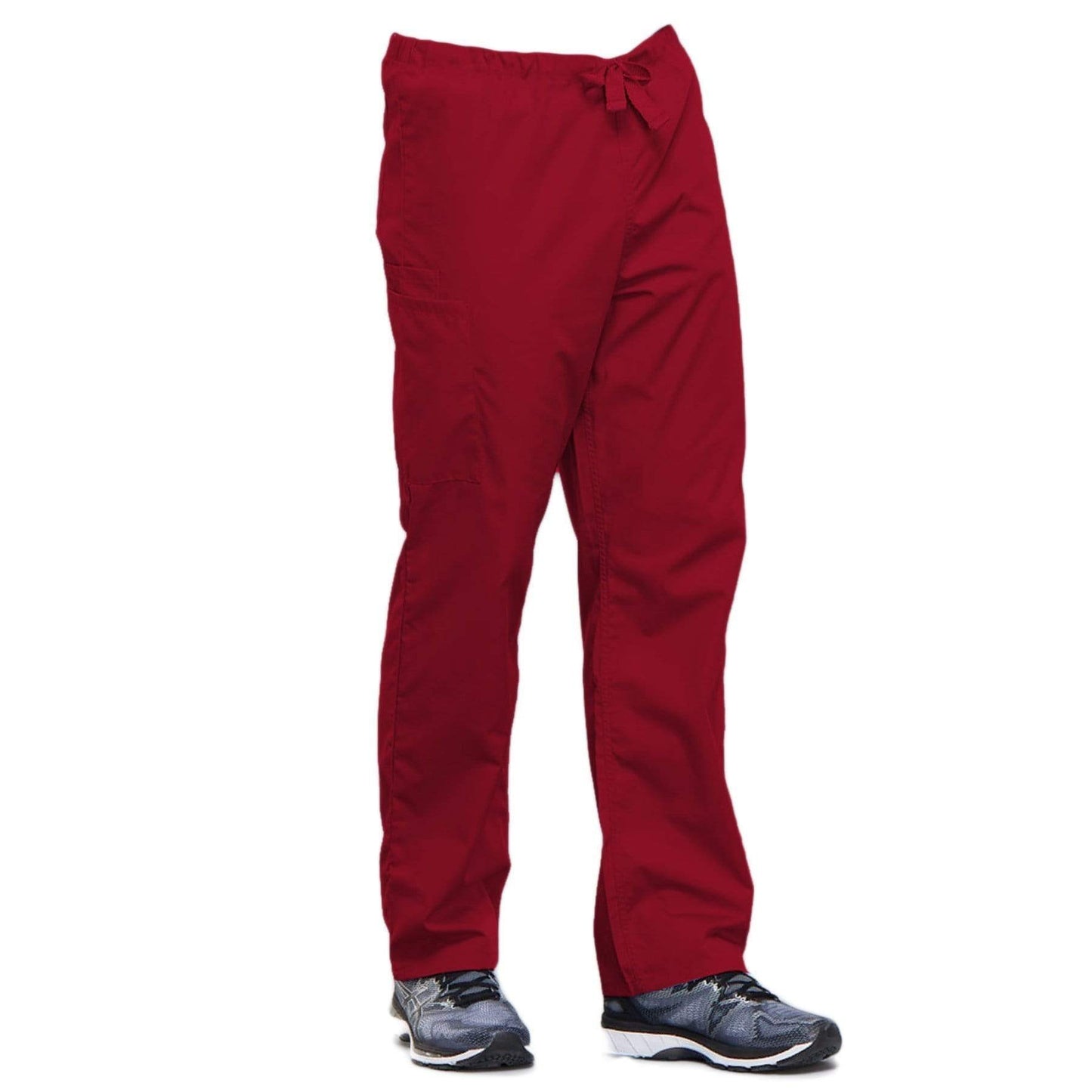 Cherokee Workwear 4100 Scrubs Pants Unisex Drawstring Cargo Red