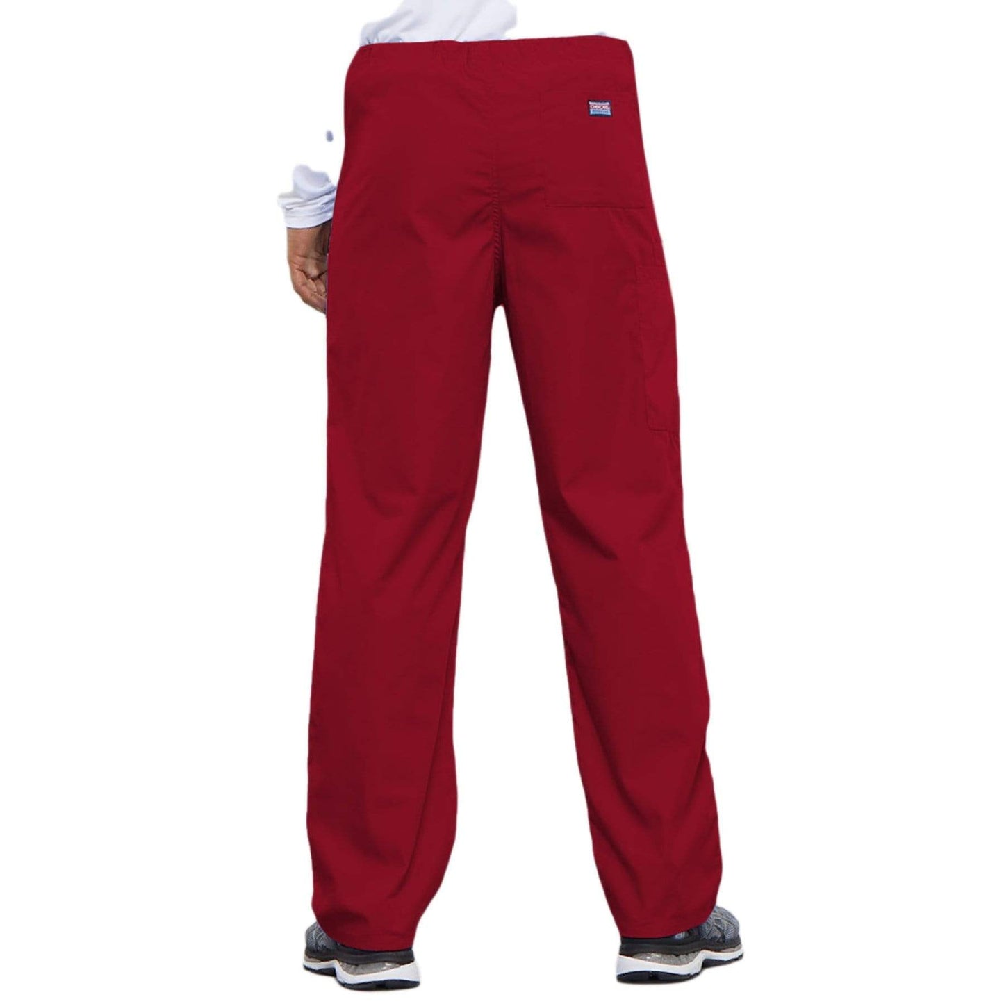 Cherokee Workwear 4100 Scrubs Pants Unisex Drawstring Cargo Red