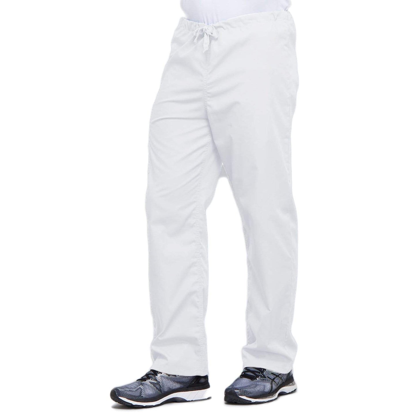 Cherokee Workwear 4100 Scrubs Pants Unisex Drawstring Cargo White