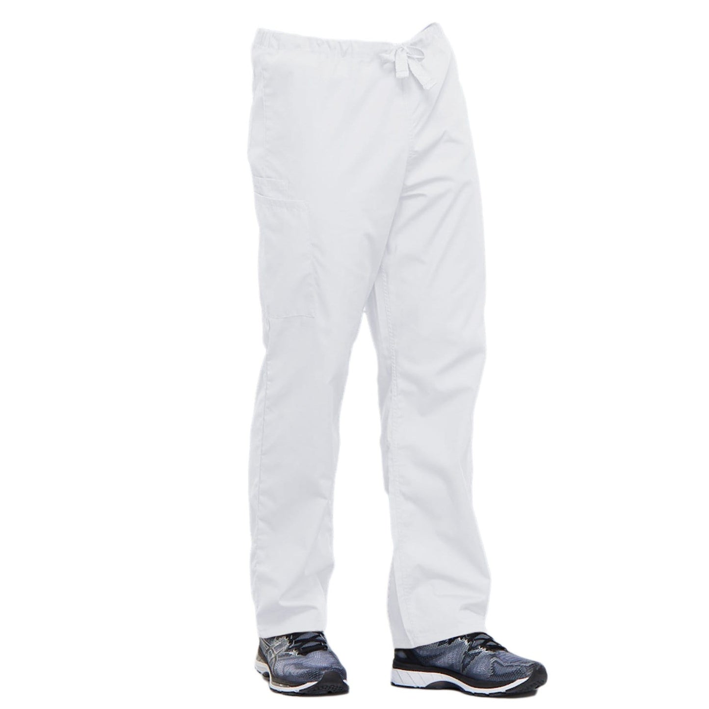 Cherokee Workwear 4100 Scrubs Pants Unisex Drawstring Cargo White