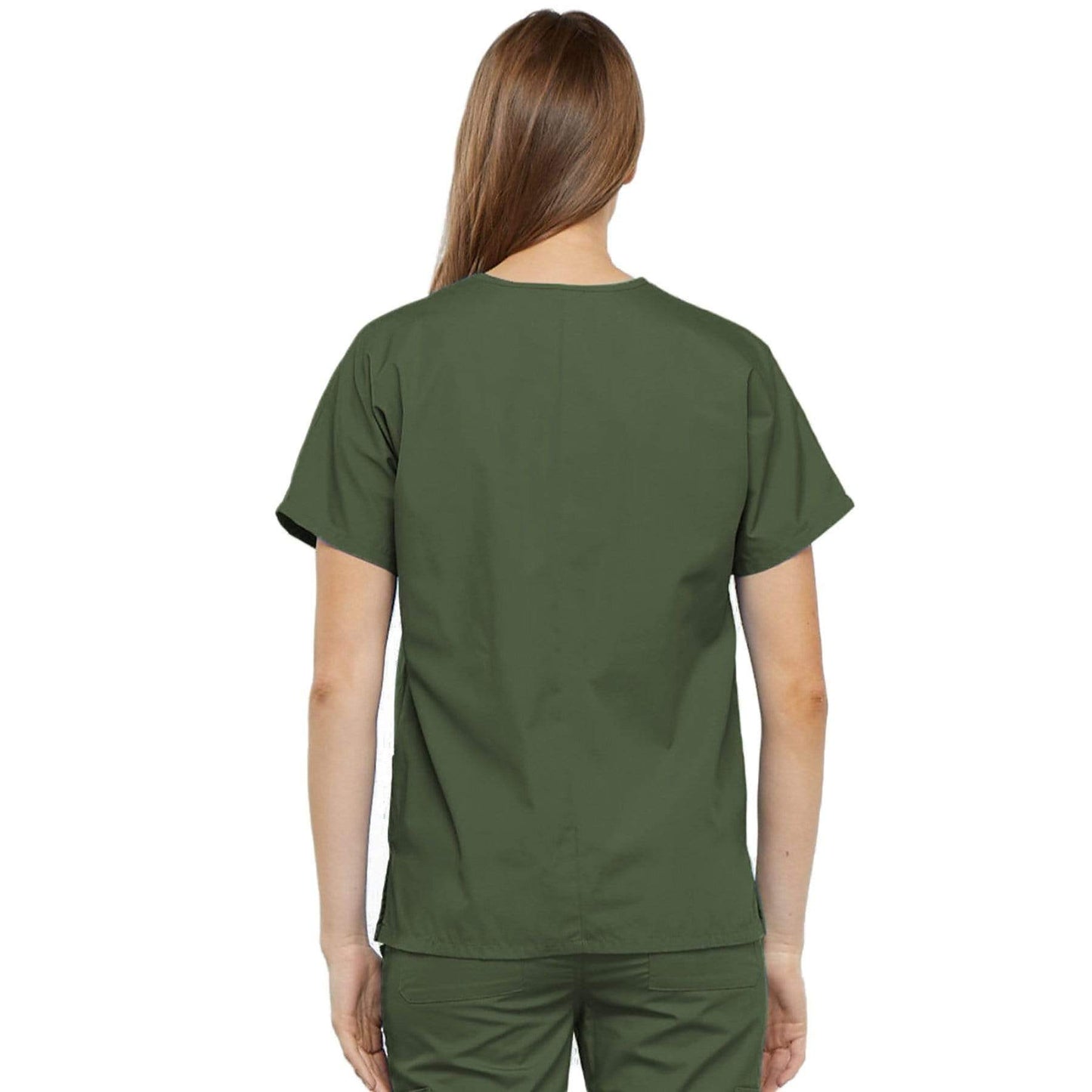 Cherokee Scrubs Top Cherokee Workwear 4700 Scrubs Top Womens V-Neck Olive