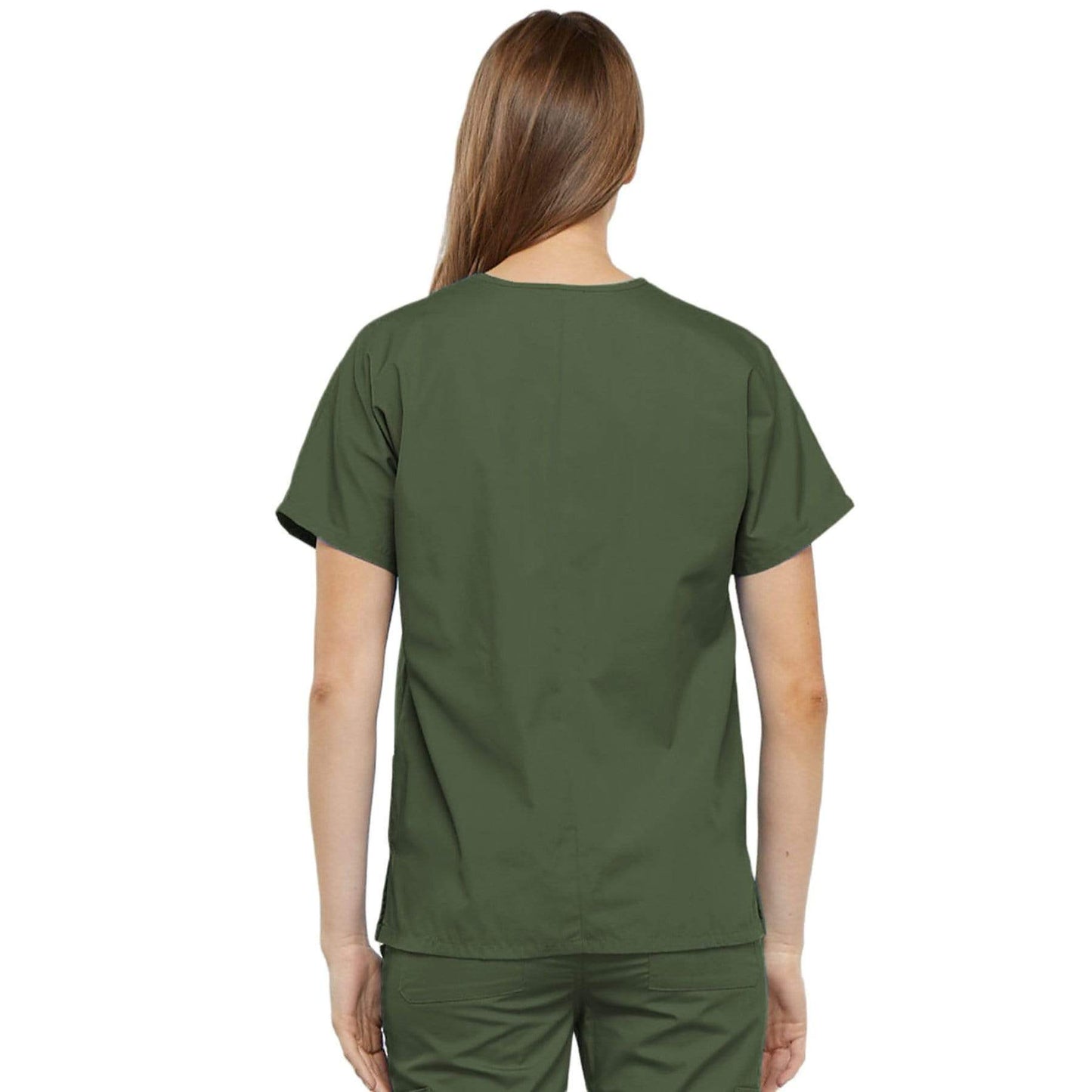 Cherokee Scrubs Top Cherokee Workwear 4700 Scrubs Top Womens V-Neck Olive