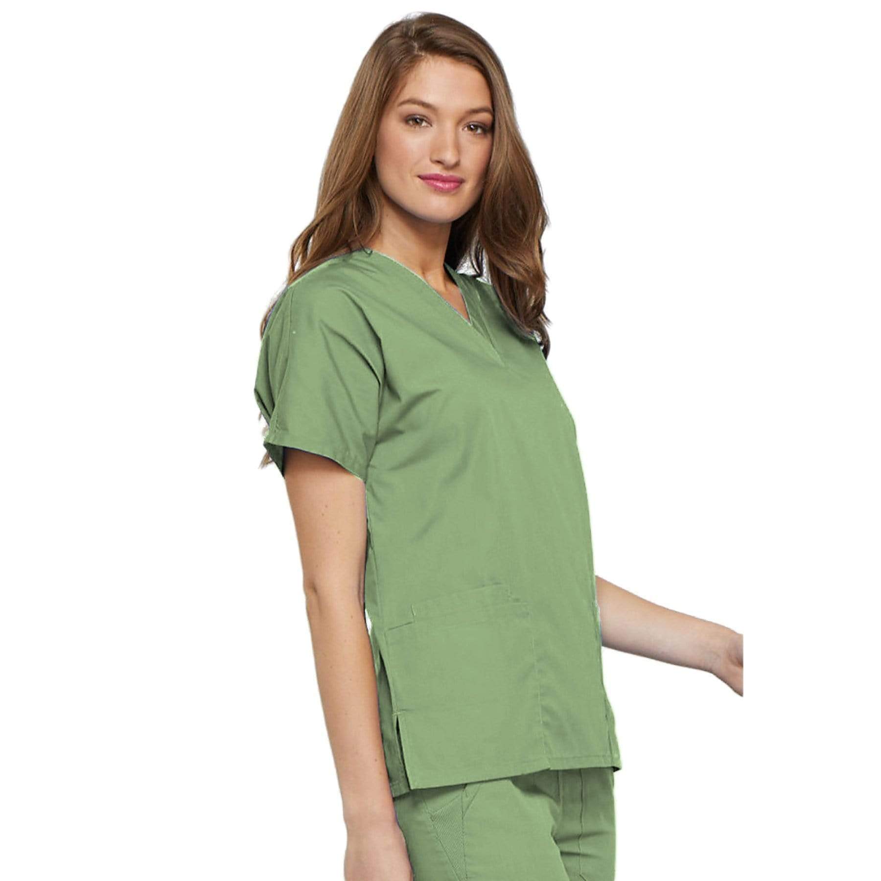 Cherokee Scrubs Top Cherokee Workwear 4700 Scrubs Top Womens V-Neck Sage Green