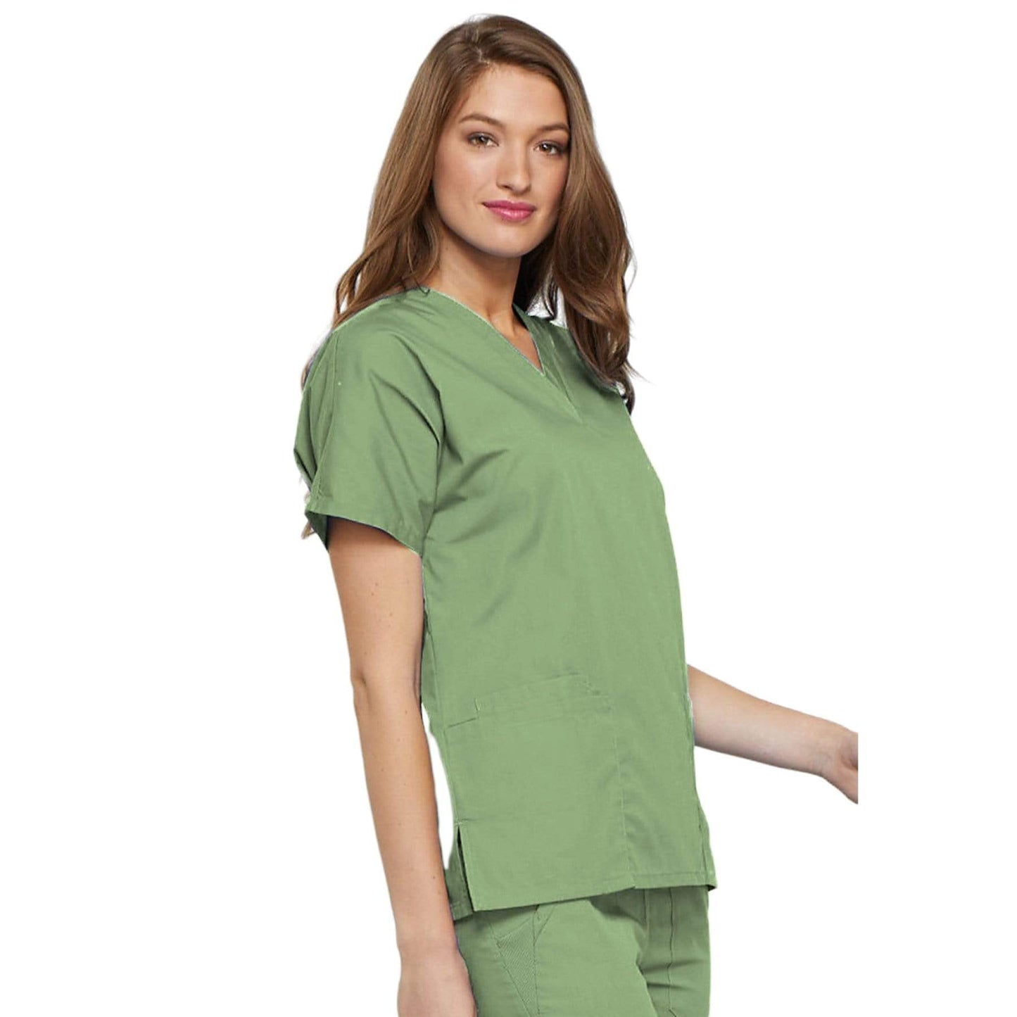 Cherokee Scrubs Top Cherokee Workwear 4700 Scrubs Top Womens V-Neck Sage Green