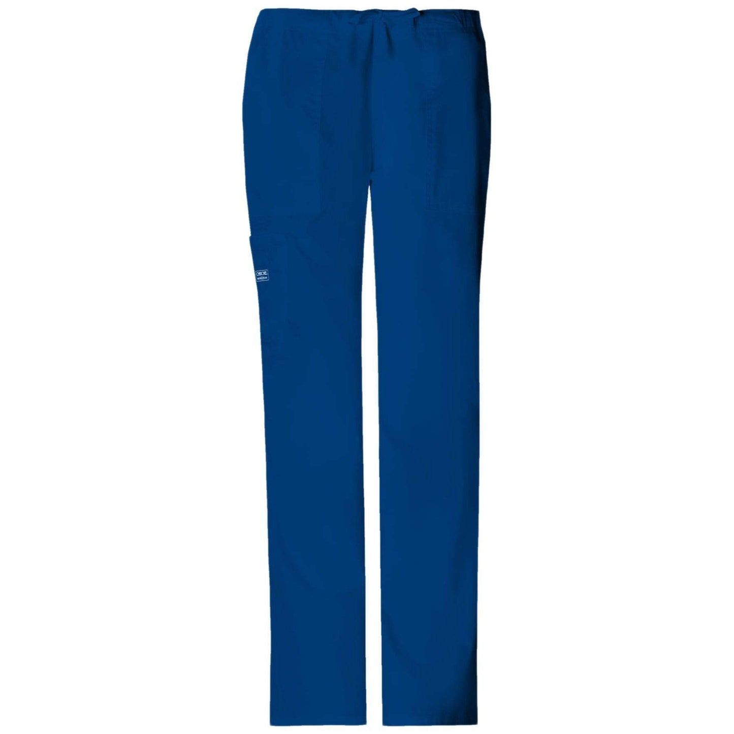 Cherokee Scrubs Pants 2XL / Regular Length Cherokee Workwear Core Stretch 4044 Scrubs Pants Womens Mid Rise Drawstring Cargo Galaxy Blue