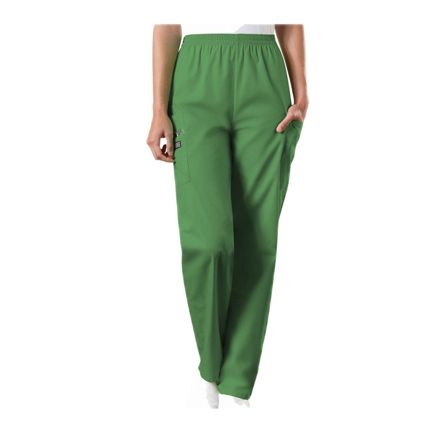 Cherokee Pant M / Regular Cherokee Workwear Pant WW Natural Rise Tapered Pull-On Cargo Pant Aloe