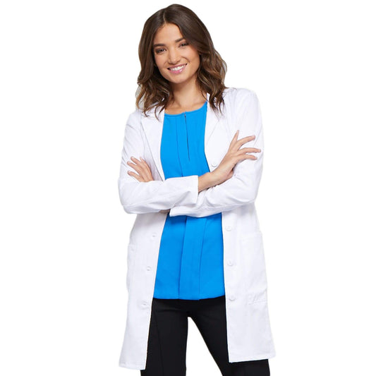 Cherokee Lab Coats Cherokee Workwear Premium 4439 Lab Coat Womens 33" White