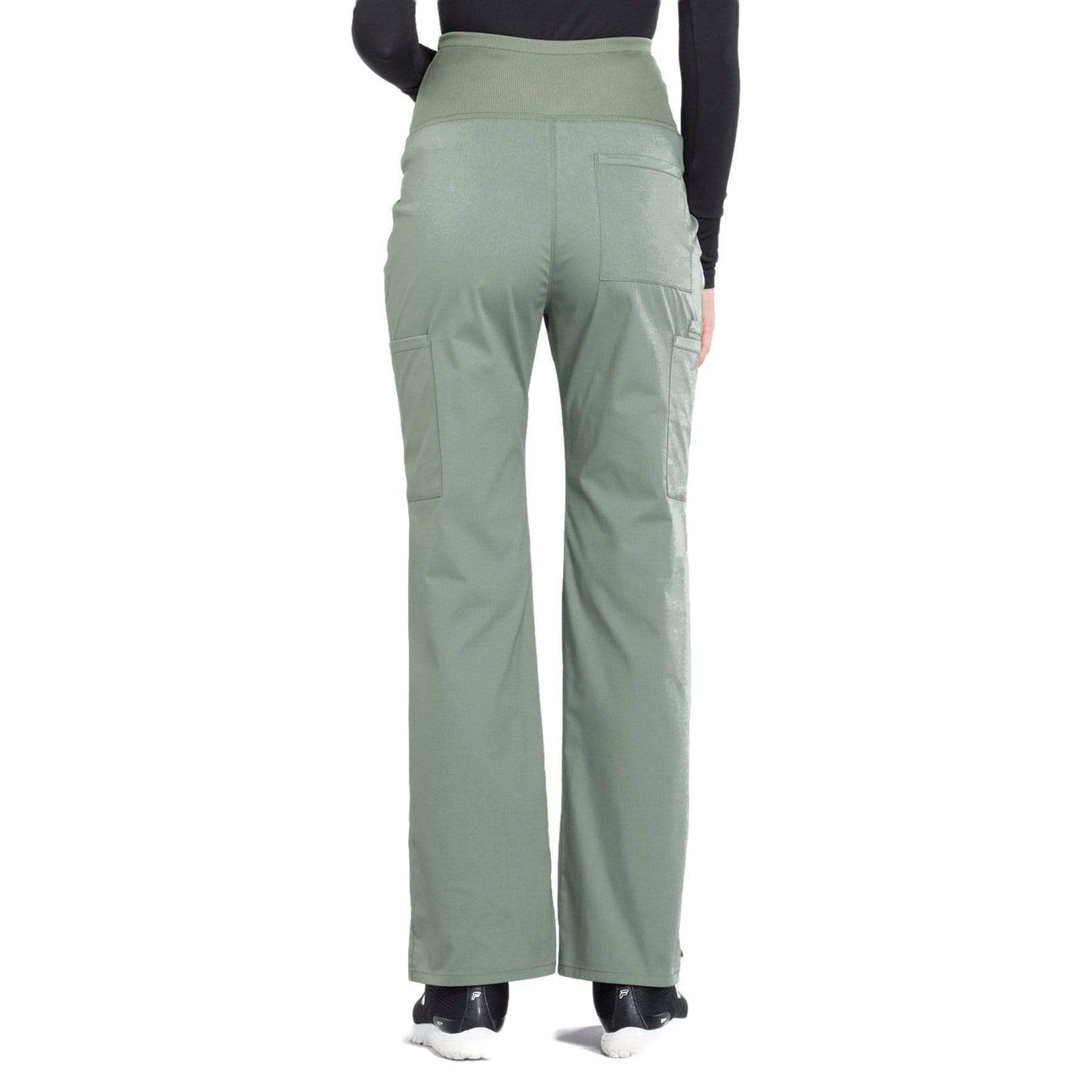Cherokee Scrubs Pants Cherokee Workwear Professionals WW220 Scrubs Pants Maternity Straight Leg Olive