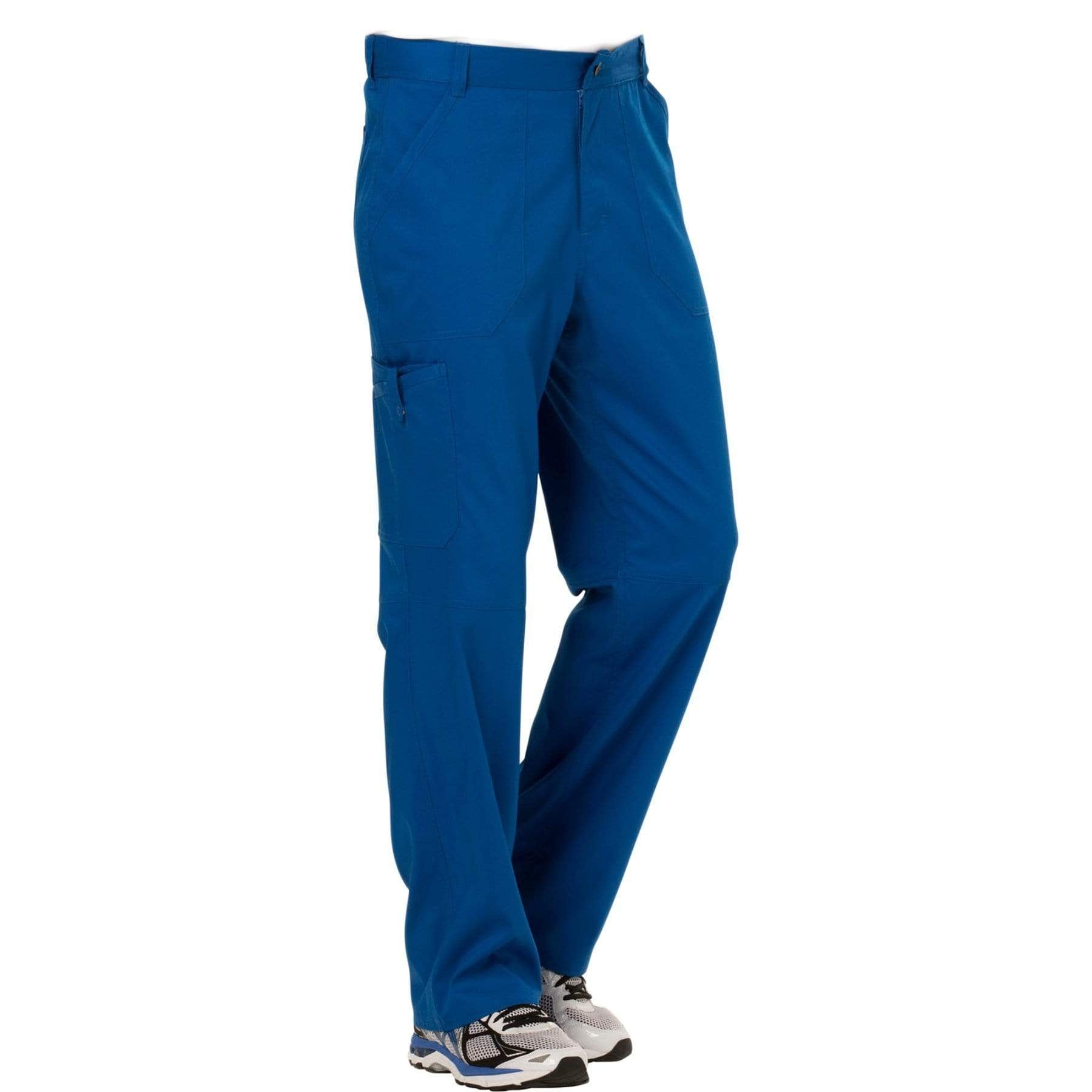 Cherokee Scrubs Pants Cherokee Workwear Revolution WW140 Scrubs Pants Mens Fly Front Royal