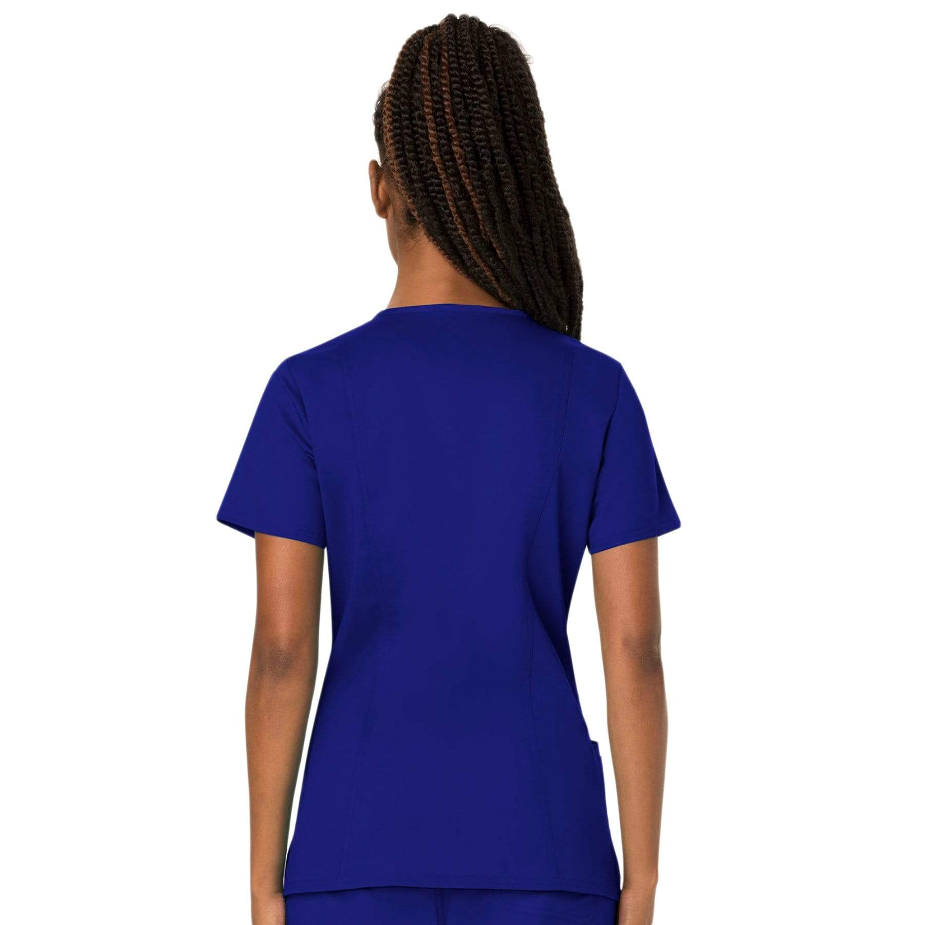 Cherokee Scrubs Top Cherokee Workwear Revolution WW620 Scrubs Top Womens V-Neck Galaxy Blue