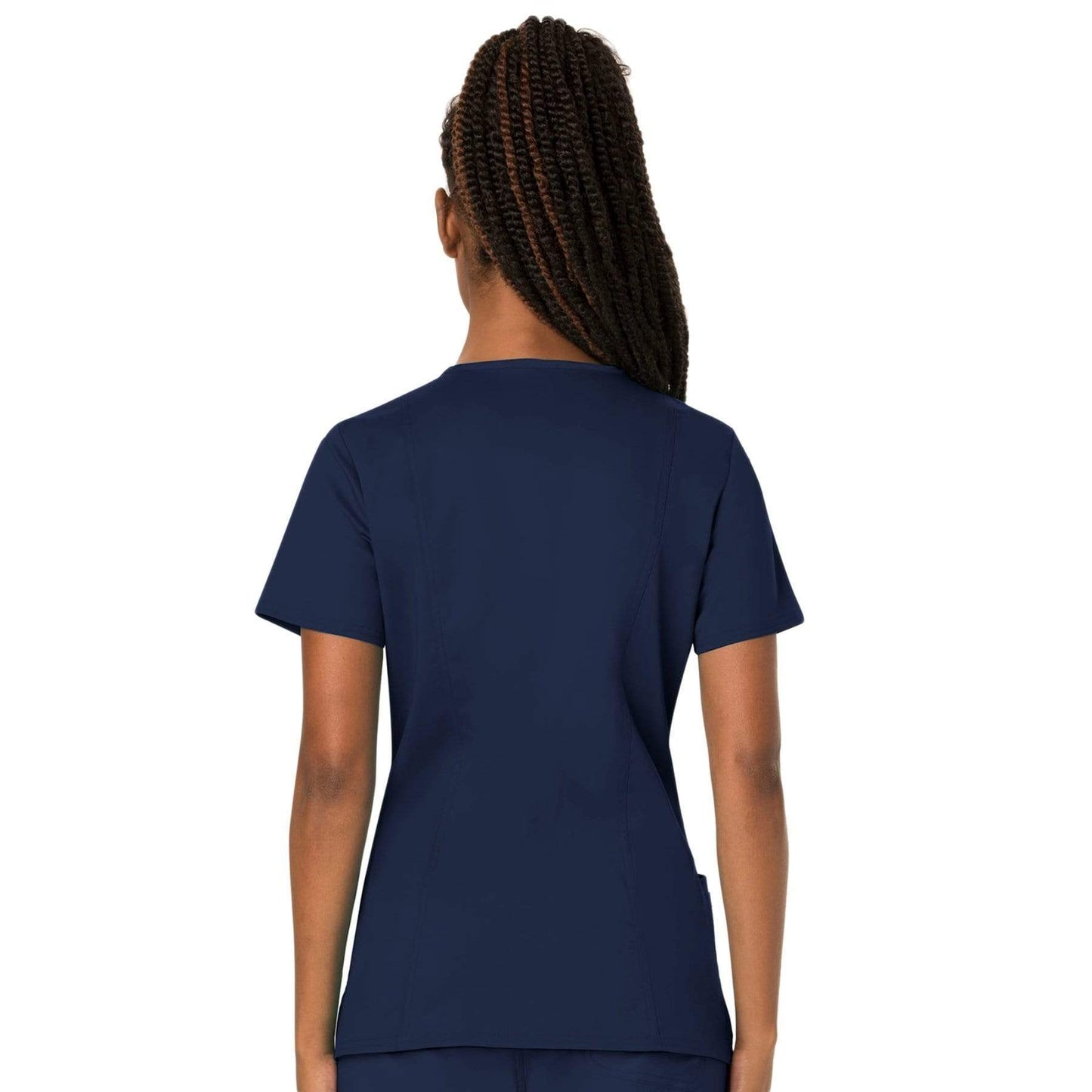 Cherokee Scrubs Top Cherokee Workwear Revolution WW620 Scrubs Top Womens V-Neck Navy