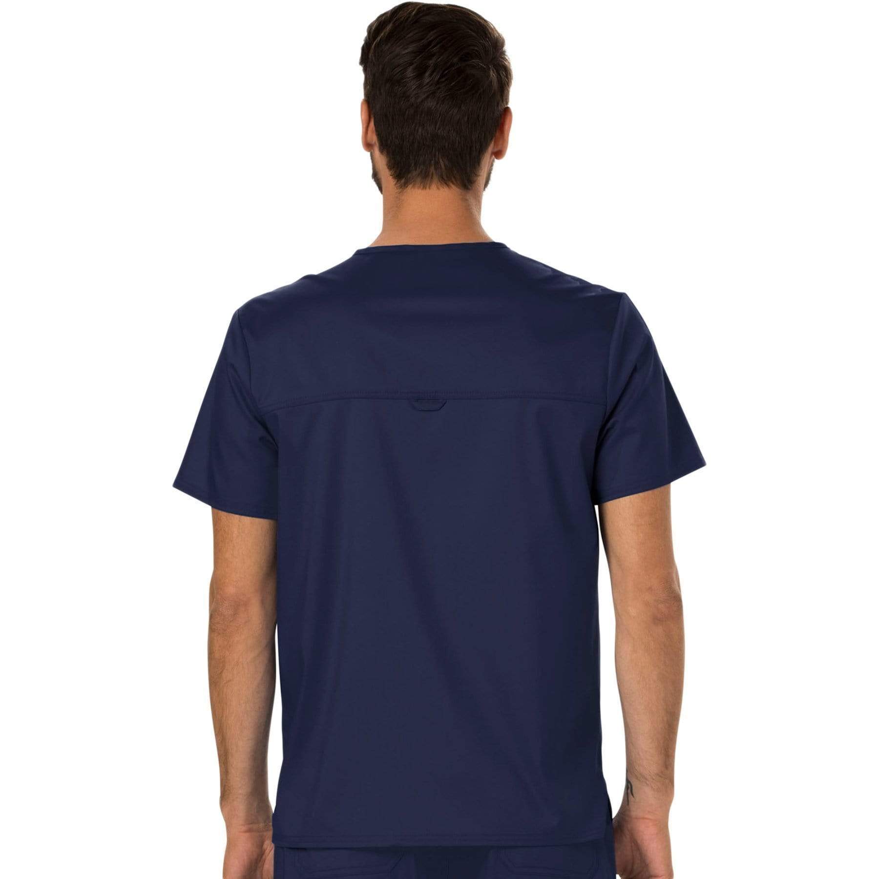 Cherokee Scrubs Top Cherokee Workwear Revolution WW690 Scrubs Top Mens V-Neck Navy