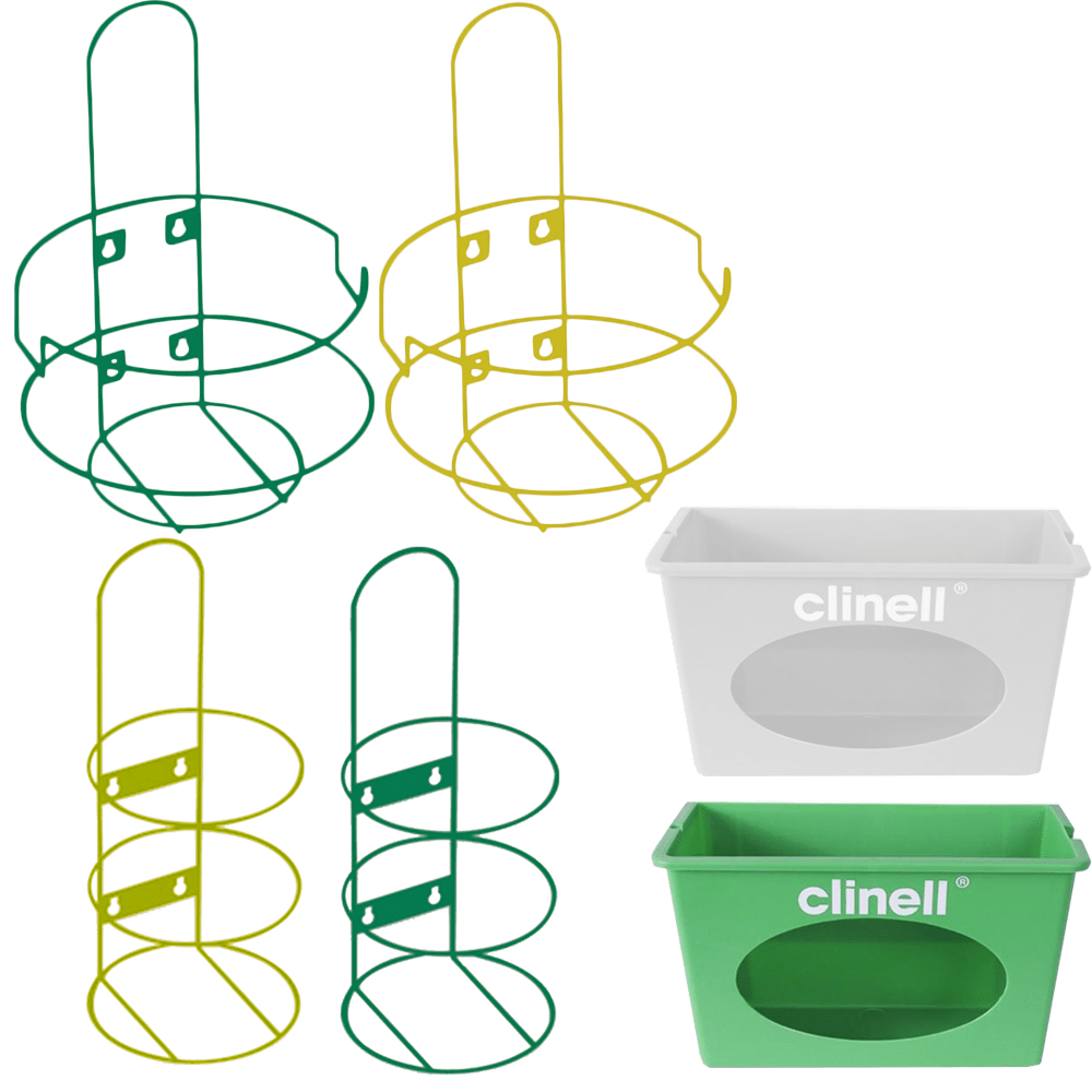 Clinell Wipers Dispenser Clinell Wall Mounted Dispensers for Universal and Detergent Wipes