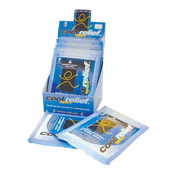 Aero Healthcare Hot Cold Treatments COOL RELIEF Cold Gel Patches
