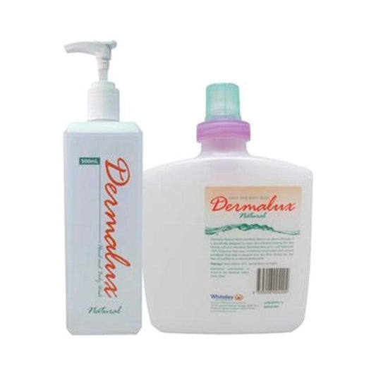 Dermalux Natural Hand Soap Fragrance & Dye Free Hand & Body Wash