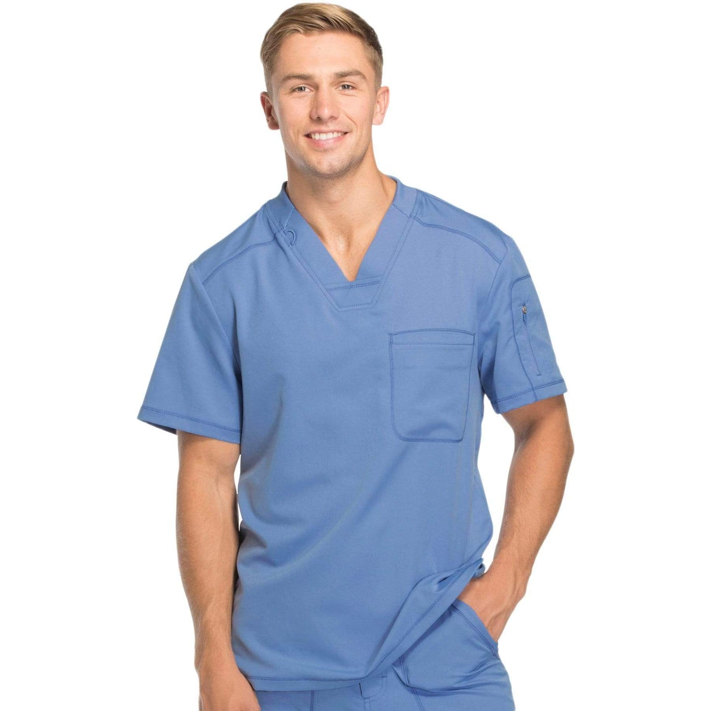 Dickies Scrubs Top Dickies Dynamix DK610 Scrubs Top Men Ciel Blue