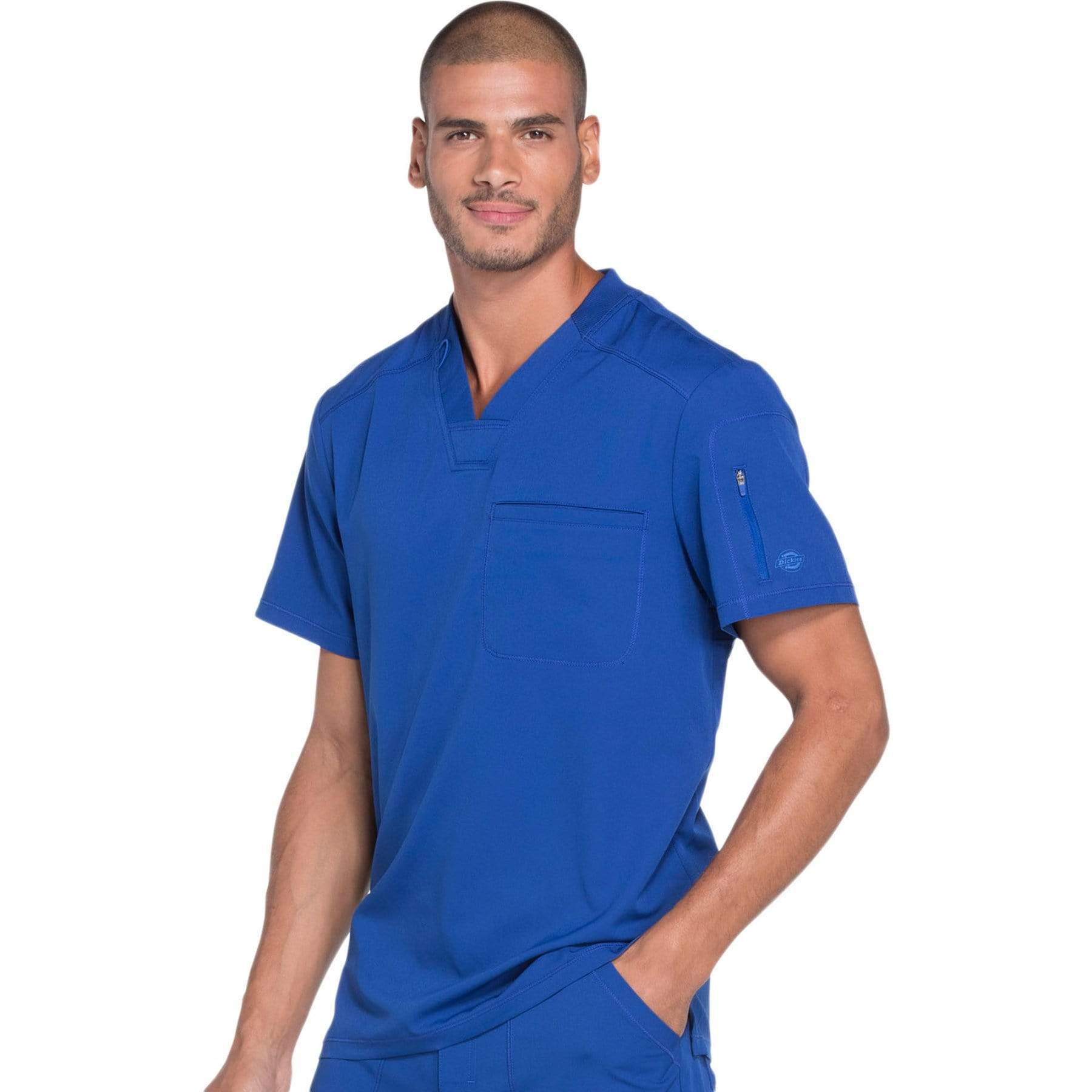 Dickies Scrubs Top Dickies Dynamix DK610 Scrubs Top Men Galaxy Blue