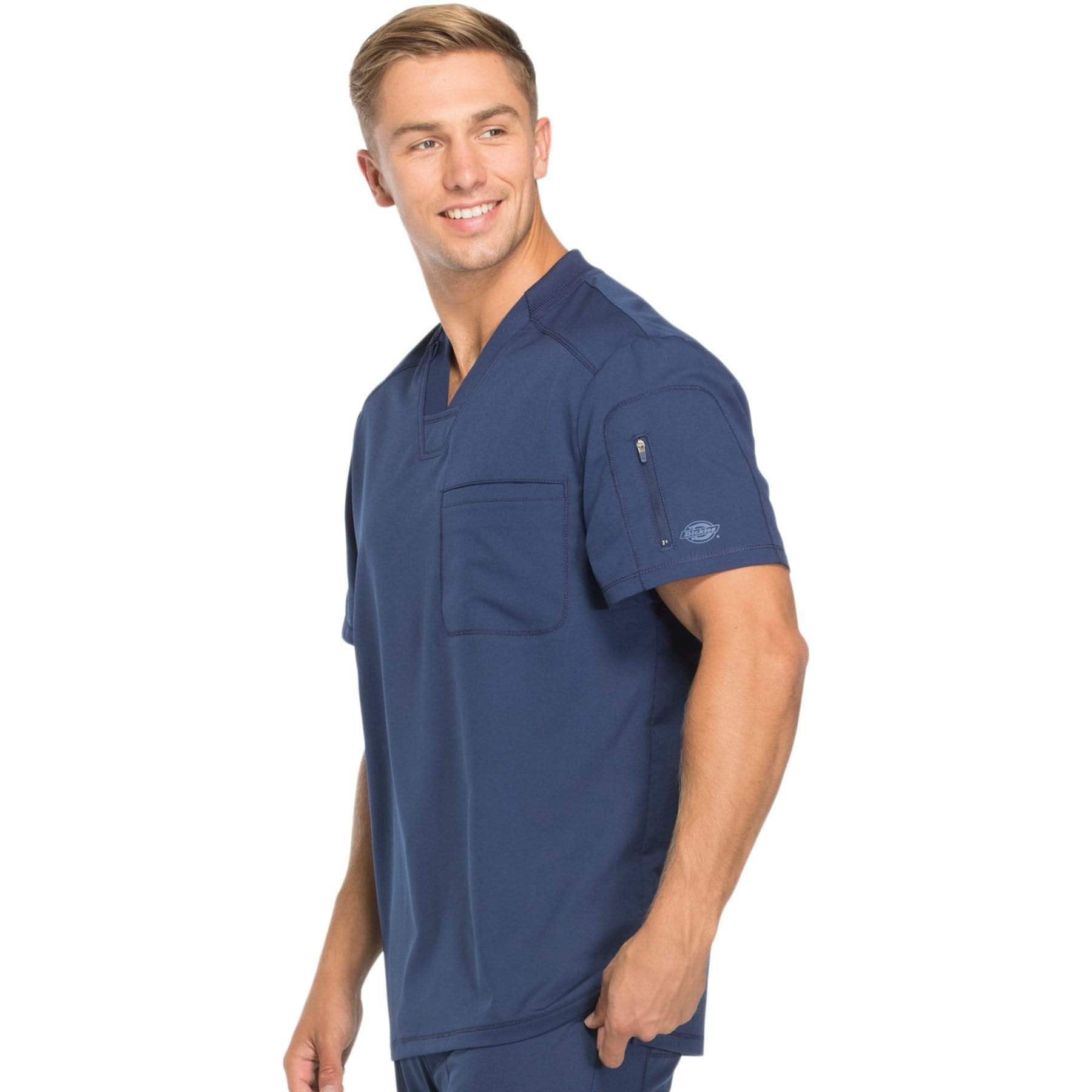 Dickies Scrubs Top Dickies Dynamix DK610 Scrubs Top Men Navy